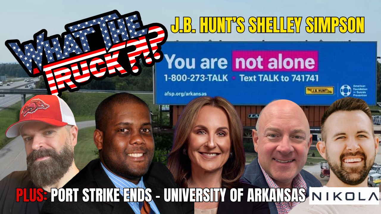 Port strike ends; J.B. Hunt’s Shelley Simpson; University of Arkansas