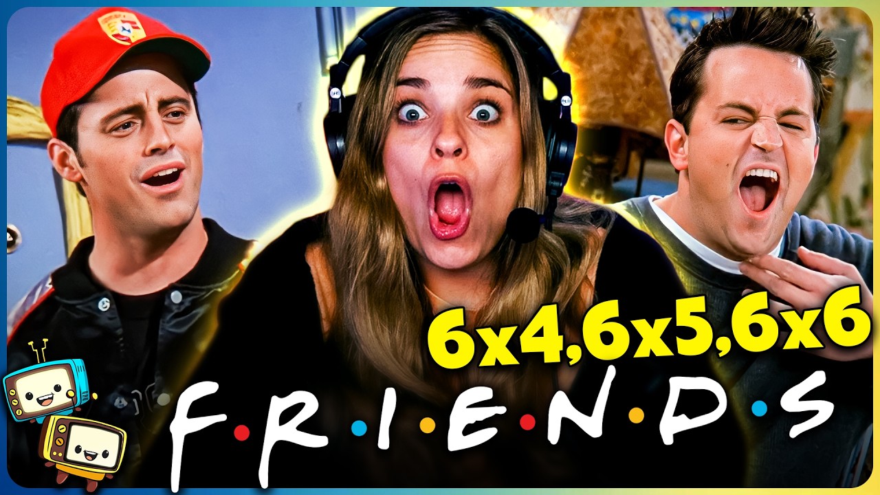 FRIENDS (1999) Season 6 Episodes 6x4, 6x5 & 6x6 Reaction! | First Time Watch! episode artwork