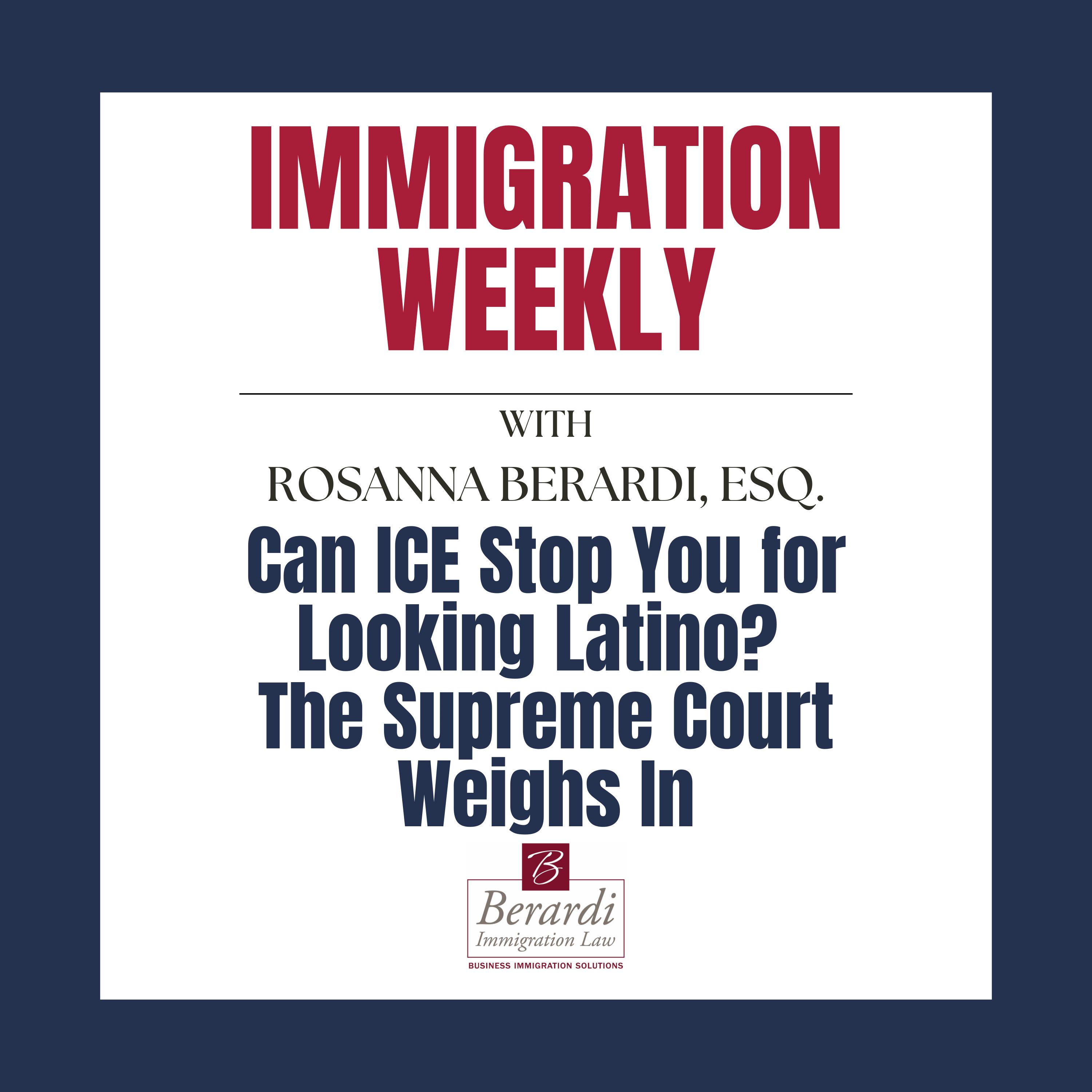 Can ICE Stop You for Looking Latino? The Supreme Court Weighs In episode artwork