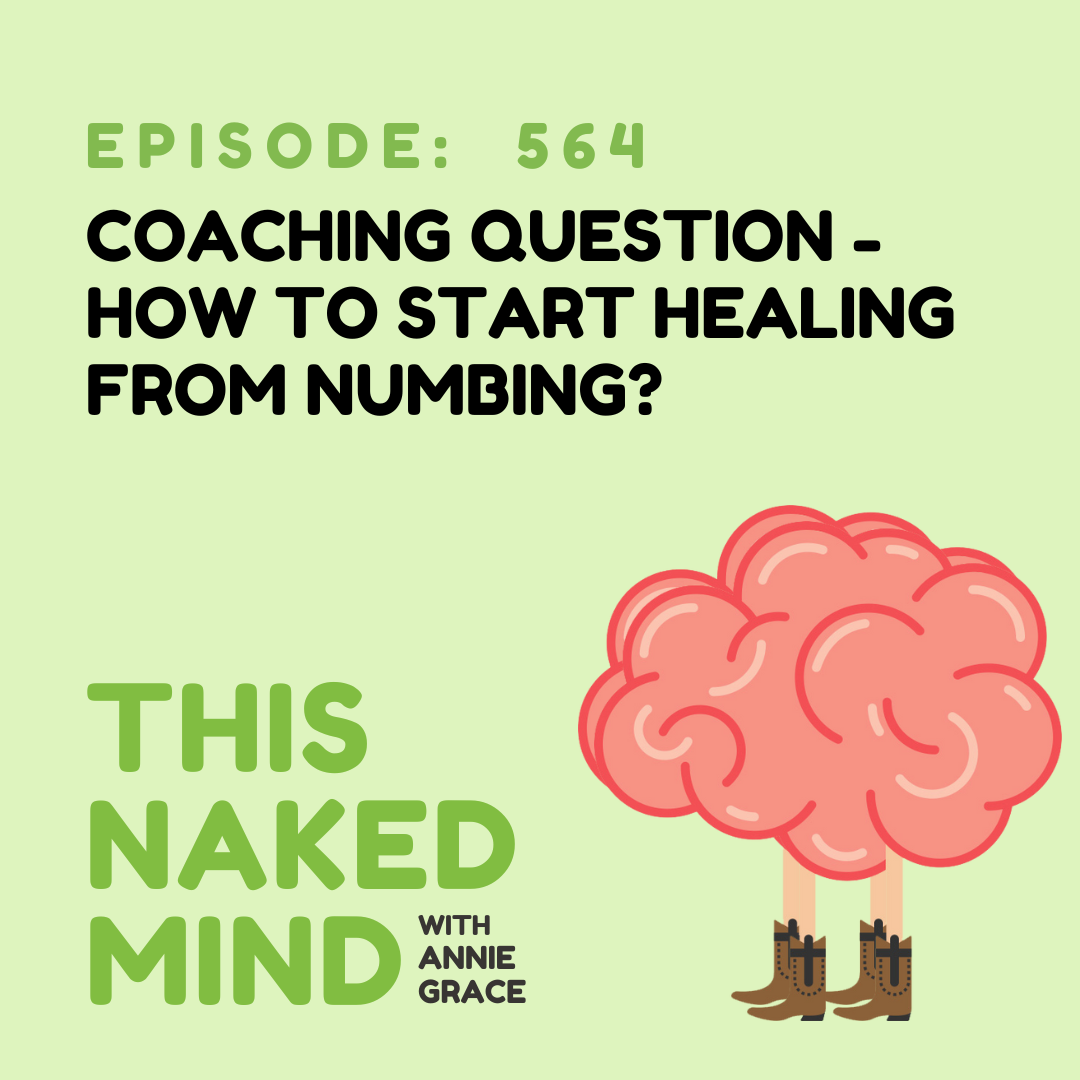 EP 564: Coaching Questions - How to start healing from numbing?