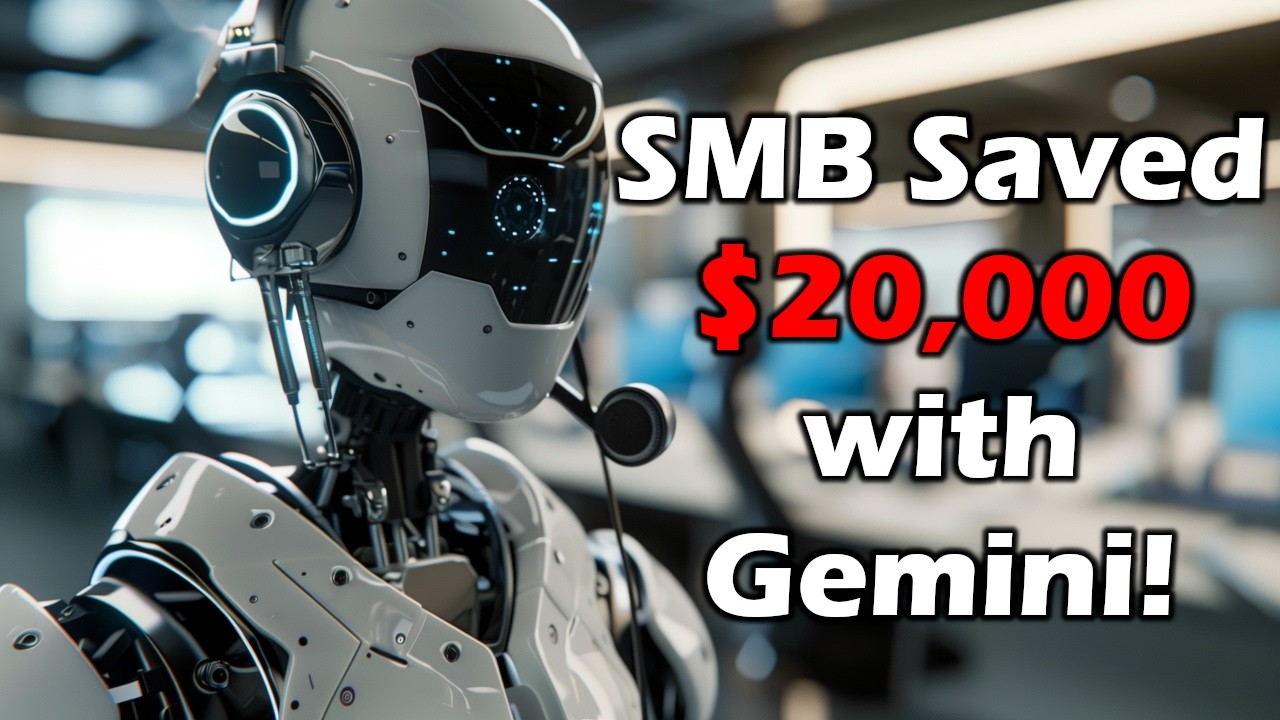 How a small business owner SAVED $20,000 with Gemini Flash + AI isn't coming for human jobs (yet) | Artificial Intelligence Masterclass