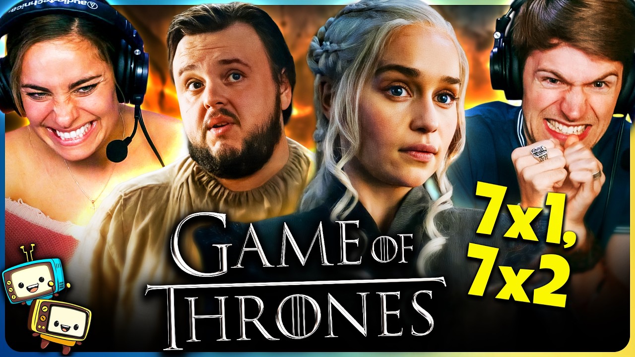 GAME OF THRONES 7x1 & 7x2 Season Reaction! | First Time Watch! | episode artwork