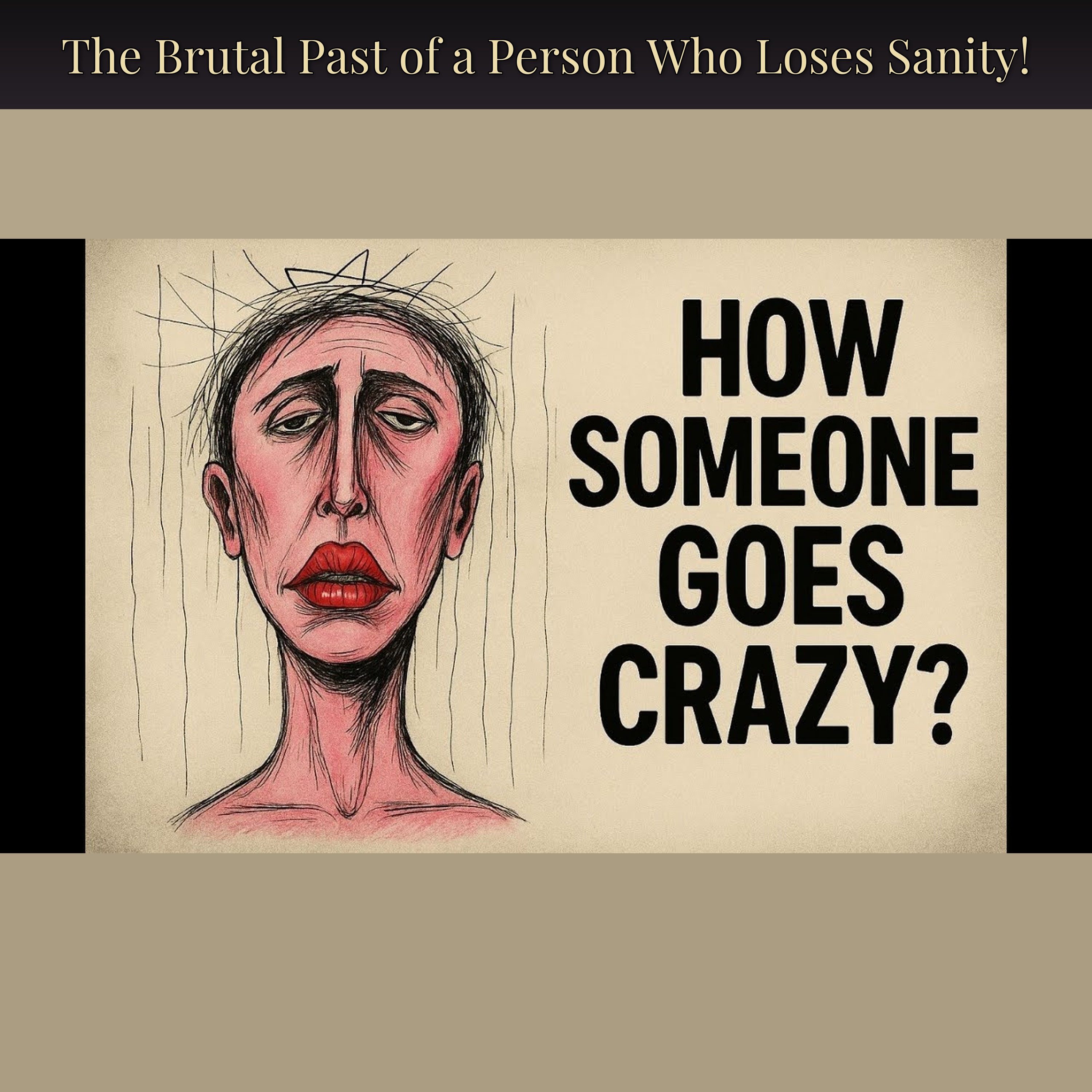 The Brutal Past of a Person Who Loses Sanity! episode artwork
