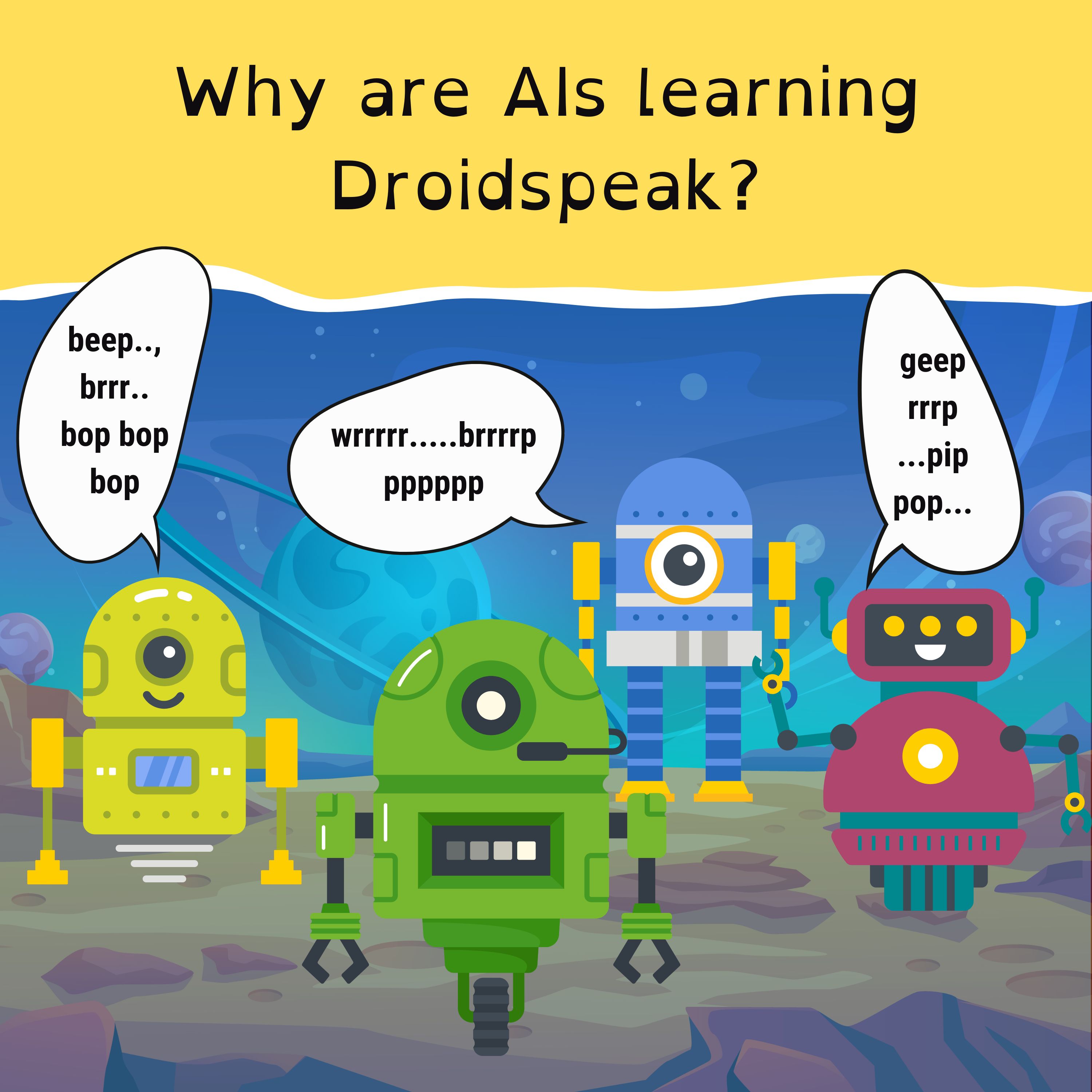 AIs learn Droidspeak; The Reef’s coral crisis; Portuguese hamsters on the run; and a cool raccoon raises autism awareness.