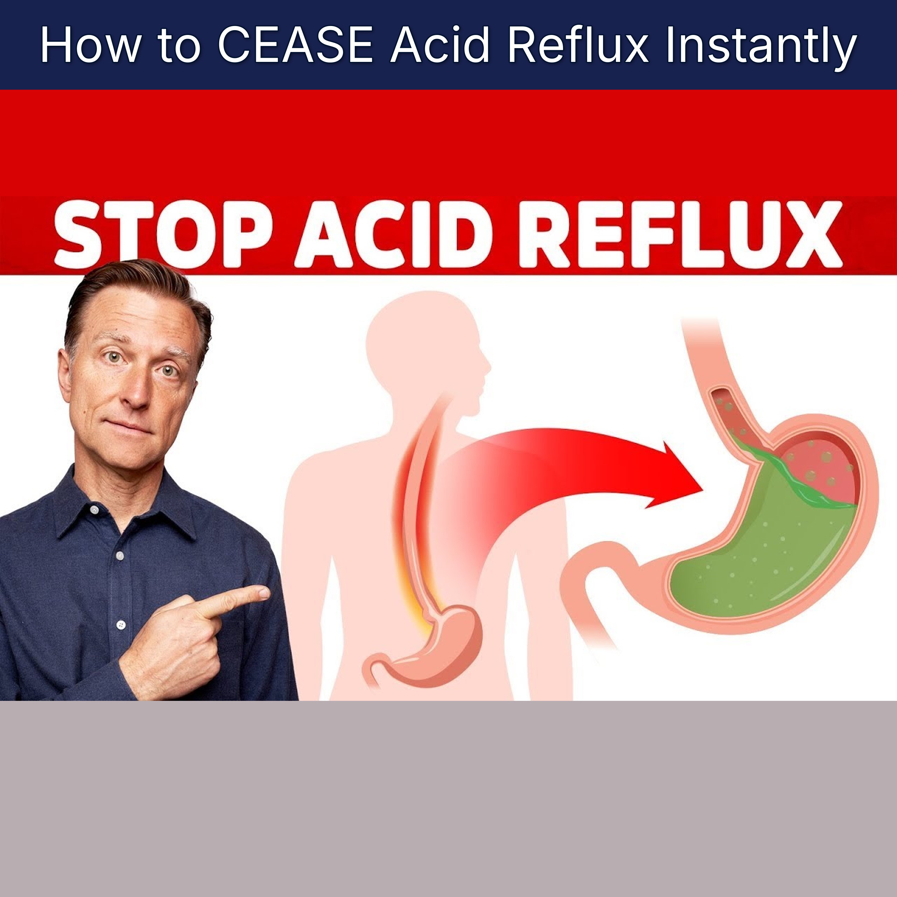 How to CEASE Acid Reflux Instantly episode artwork