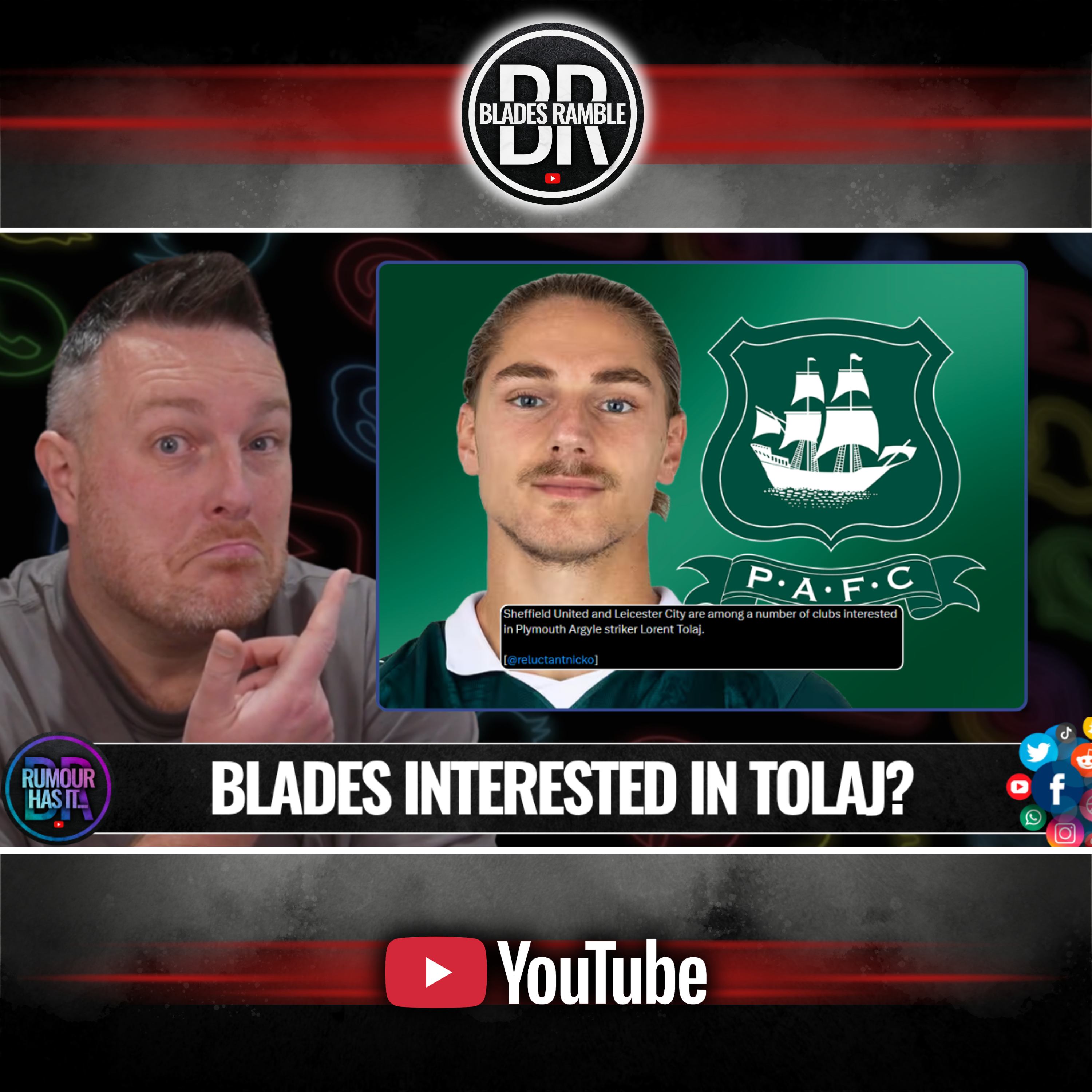 🎙️⚔️ RUMOUR HAS IT | Lorent Tolaj to Sheffield United? ⚔️🎙️
