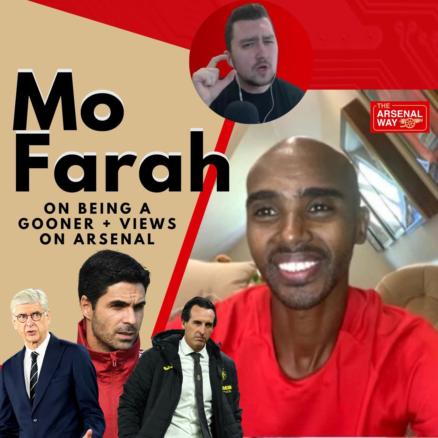 Sir Mo Farah x The Arsenal Way | The BIG Interview | Thoughts on Wenger, Emery & Arteta episode artwork