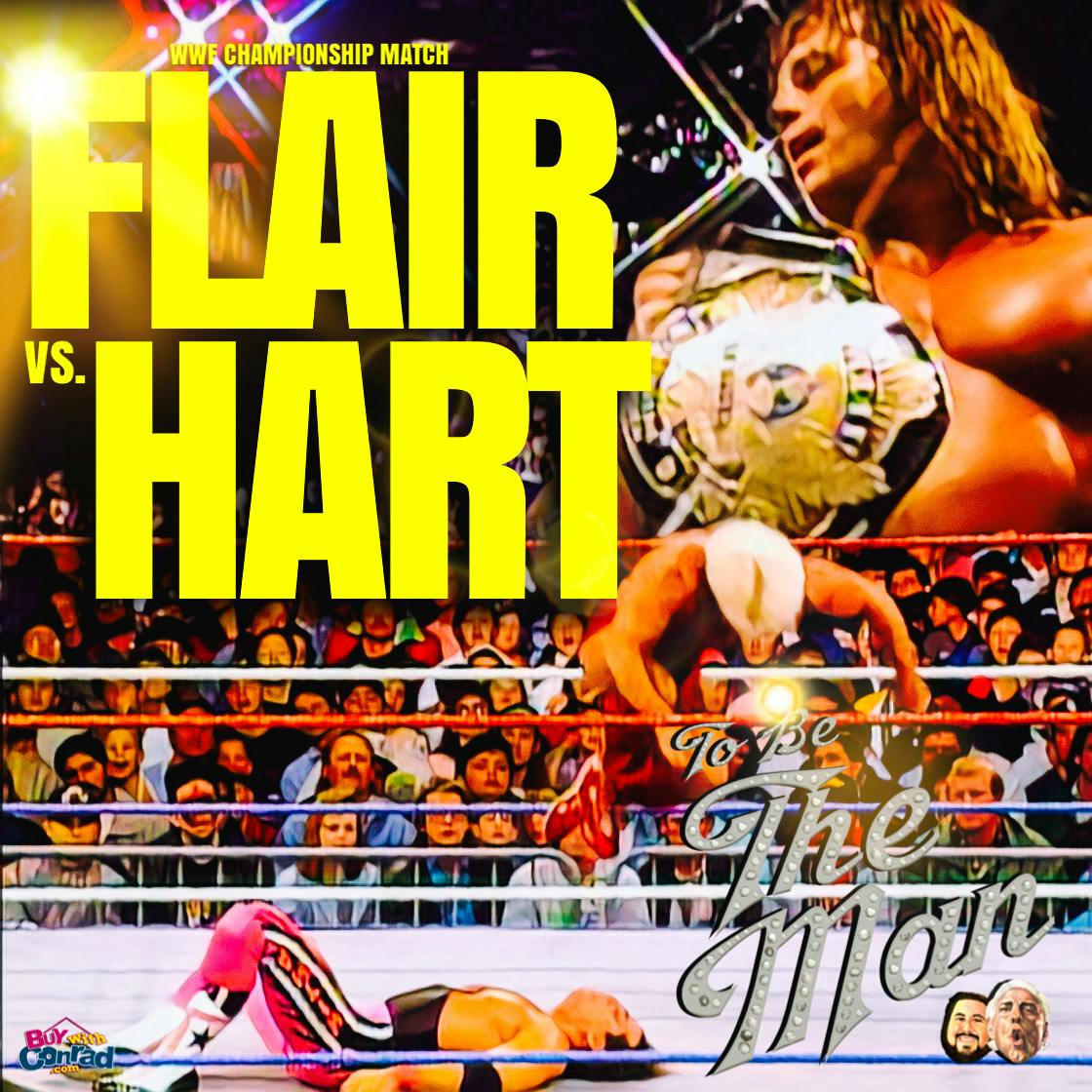 Flair vs. Hart: WWF Title Change