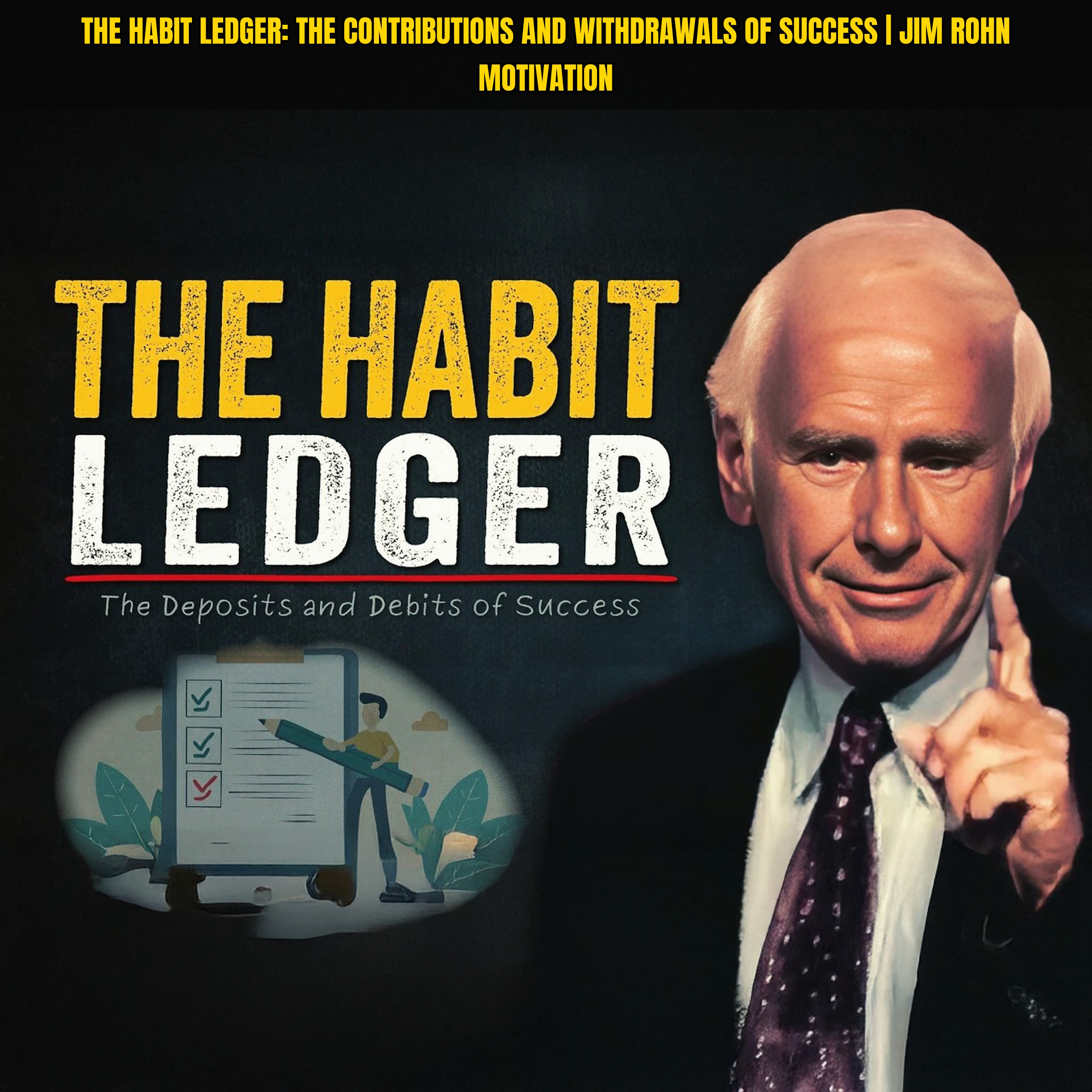 The Habit Ledger: The Contributions and Withdrawals of Success | Jim Rohn Motivation
