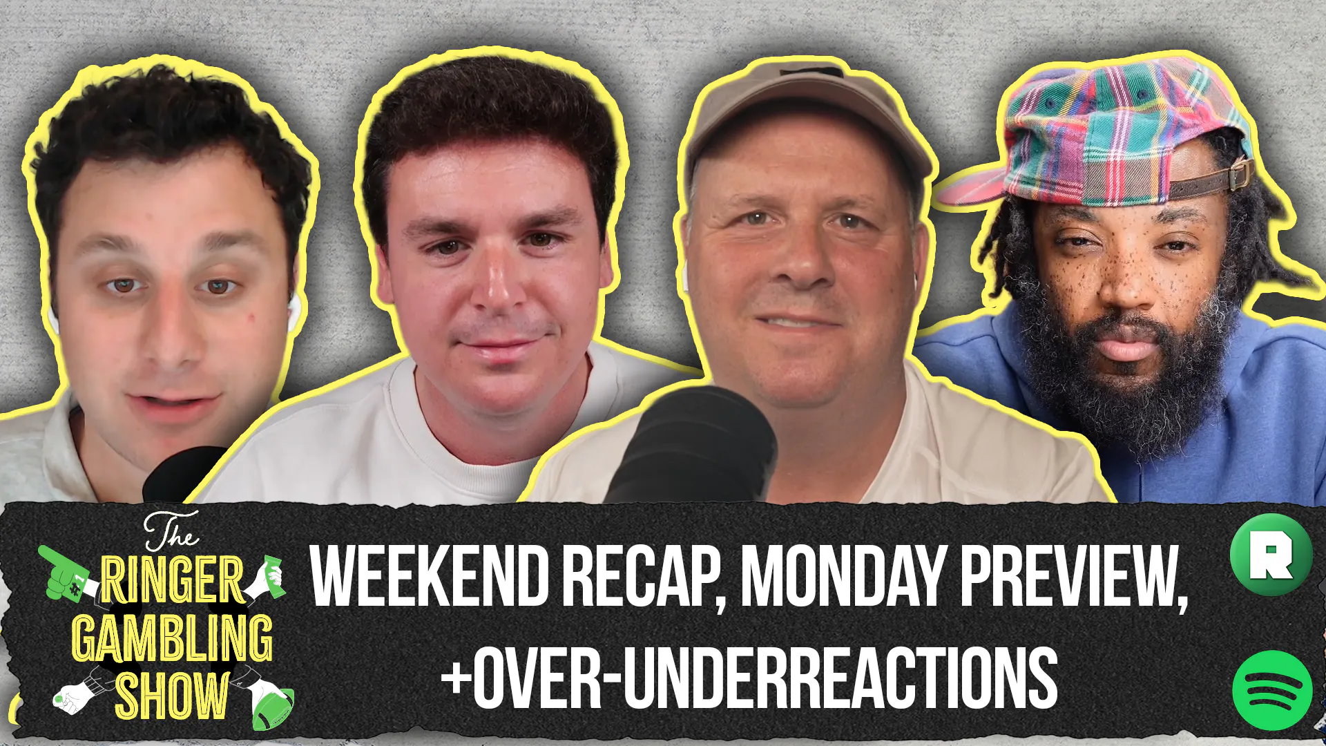 Playoff Weekend Recap, Monday NBA Preview, and Over-Underreactions | The Ringer Gambling Show episode artwork