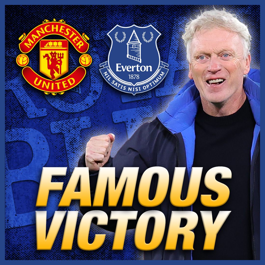 Everton with famous win at Man United after red card chaos!