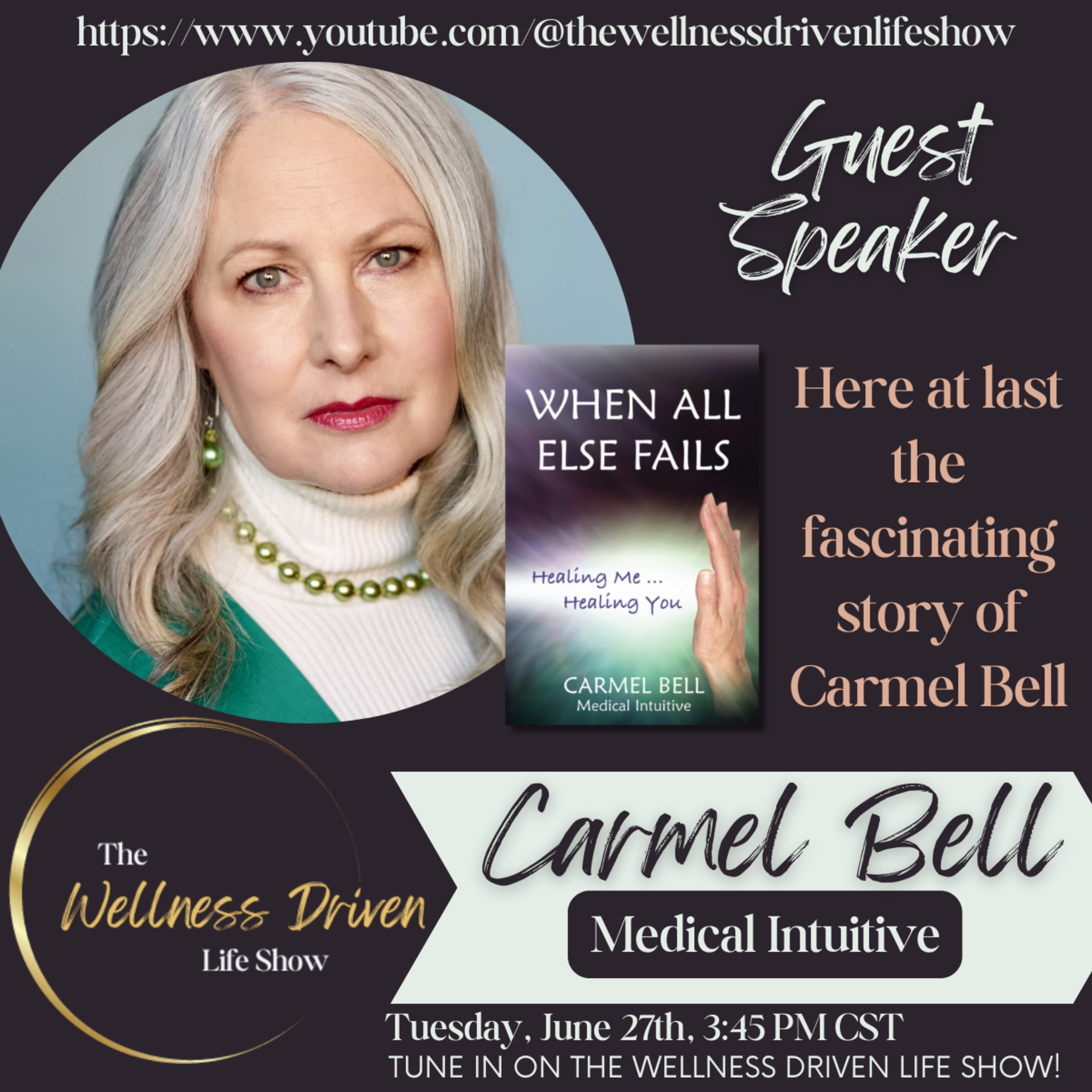 🔮 Carmel Bell - The Journey of Being a Medical Intuitive & Breaking Society Standards episode artwork
