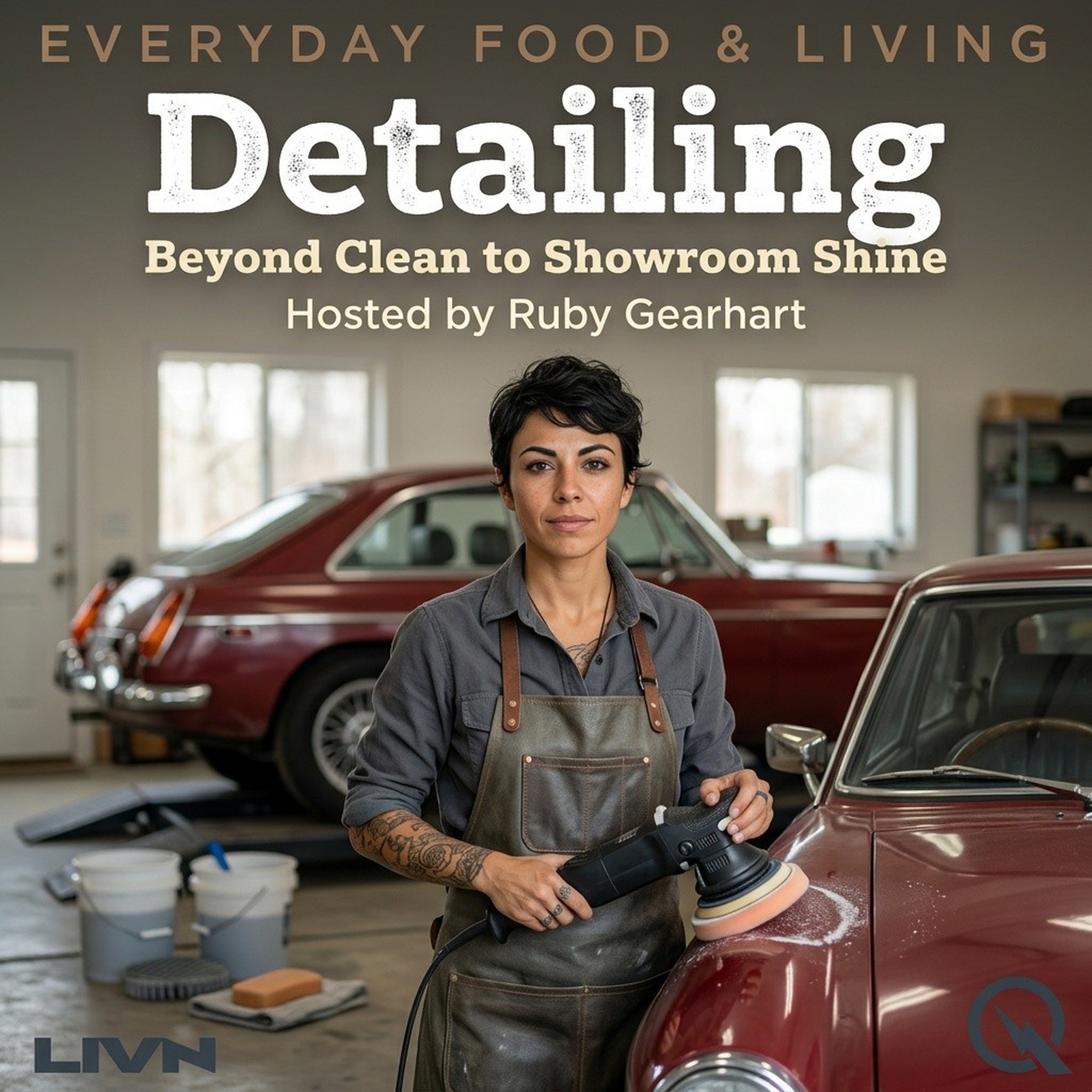 Detailing podcast artwork