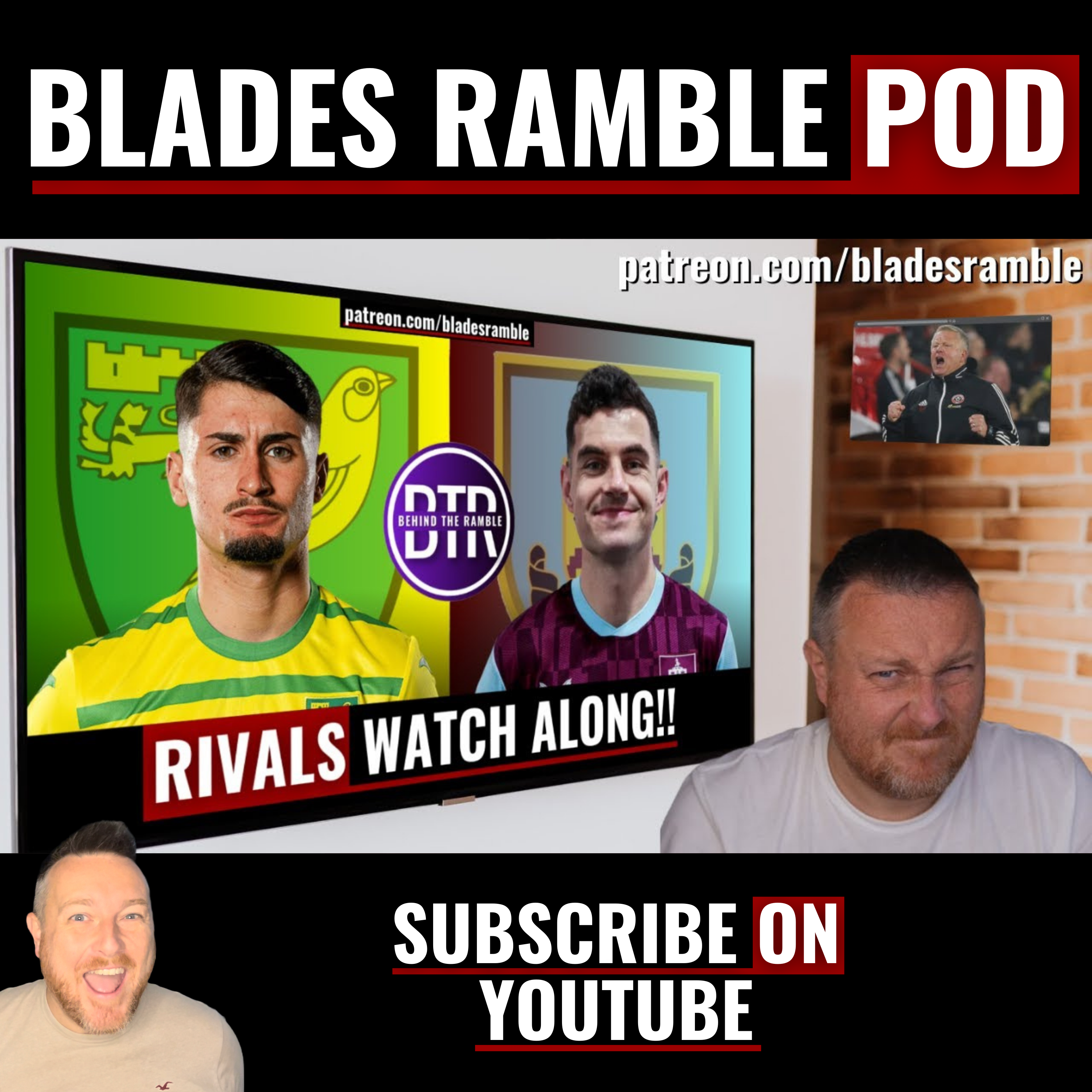 BTR: NORWICH vs BURNLEY | RIVALS WATCH ALONG