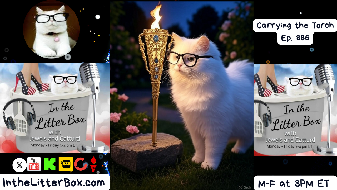 Carrying the Torch | In the Litter Box w/ Jewels & Catturd – Ep. 886 9/22/2025