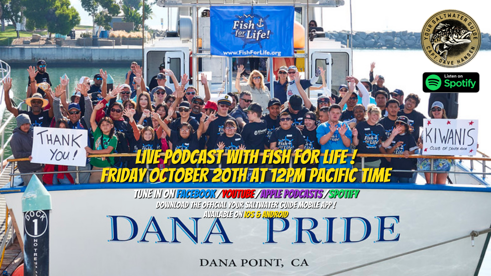 LIVE Podcast with Fish For Life! | Your Saltwater Guide w Donna Kalez & Jim Holden #272