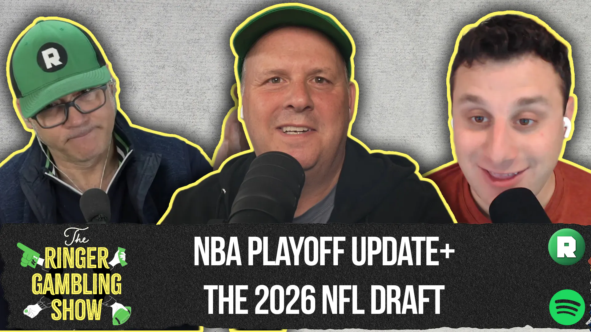 NBA Playoff Update and the NFL Draft | The Ringer Gambling Show episode artwork