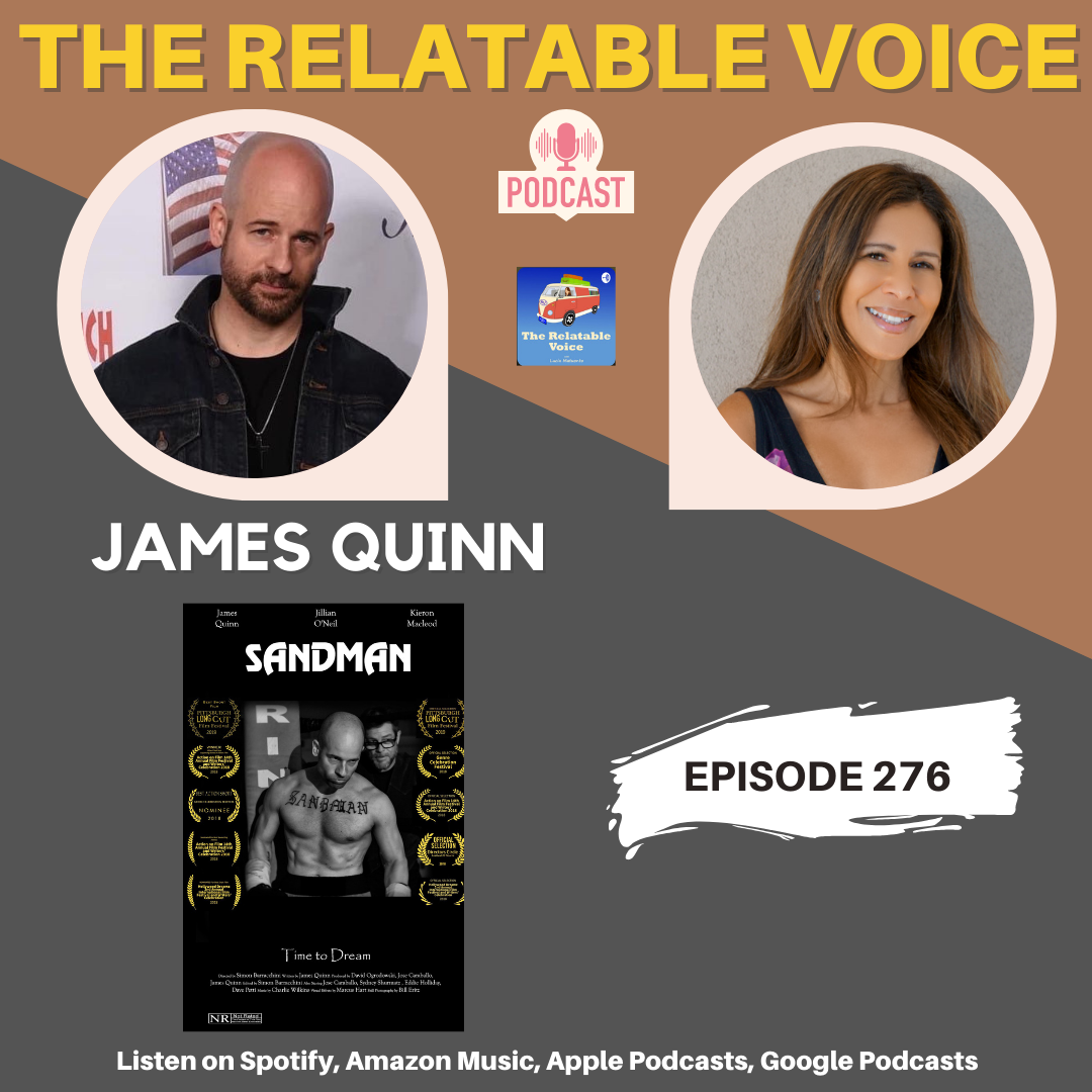 The multi-talented actor, writer and director JAMES QUINN is in the RV! episode artwork