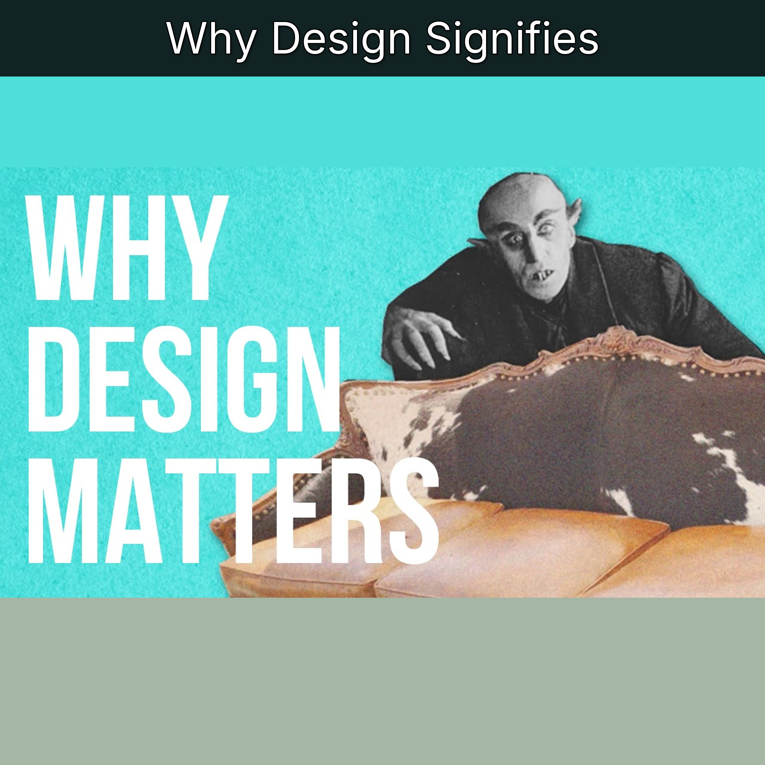 Why Design Signifies