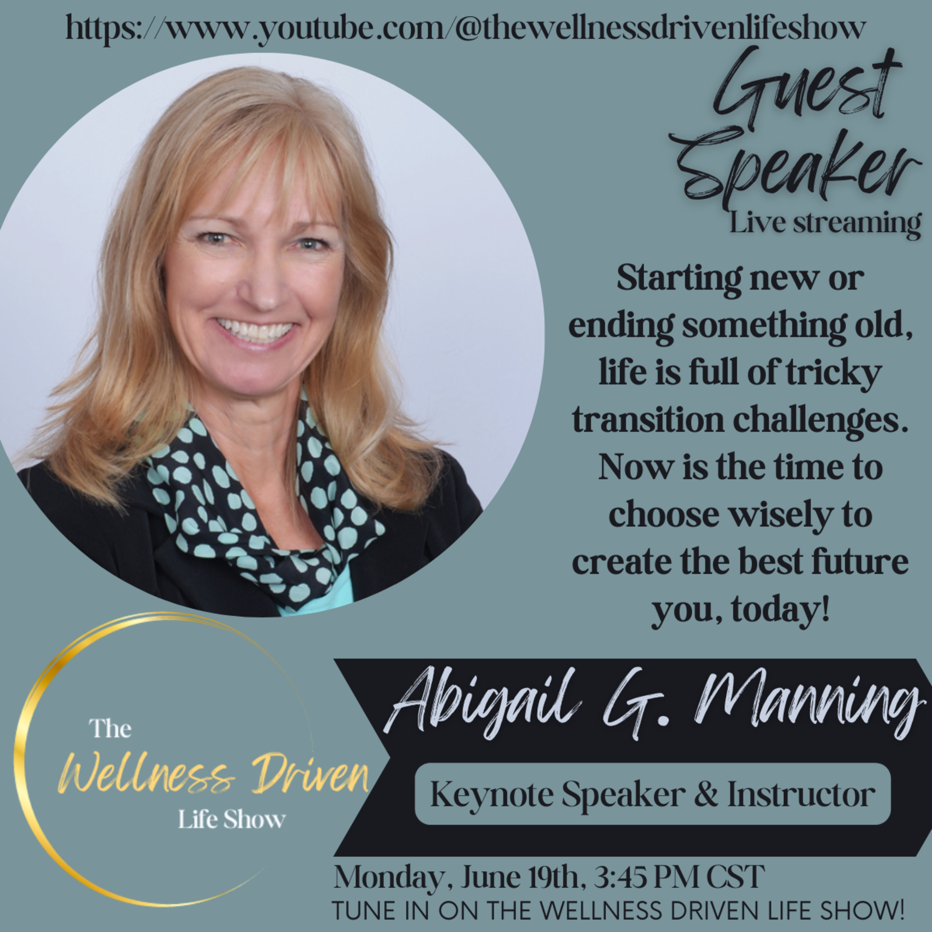 🌟Navigating Life's Trickiest Transitions with Confidence and Courage ft Abigail G. Manning episode artwork