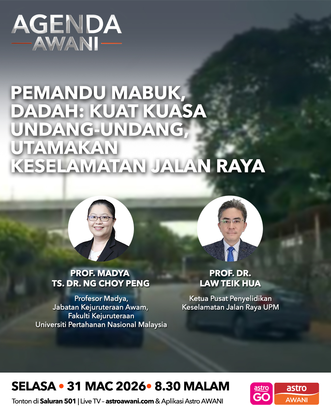 Agenda AWANI: Pemandu mabuk, dadah | Kuat kuasa undang-undang, utamakan keselamatan jalan raya