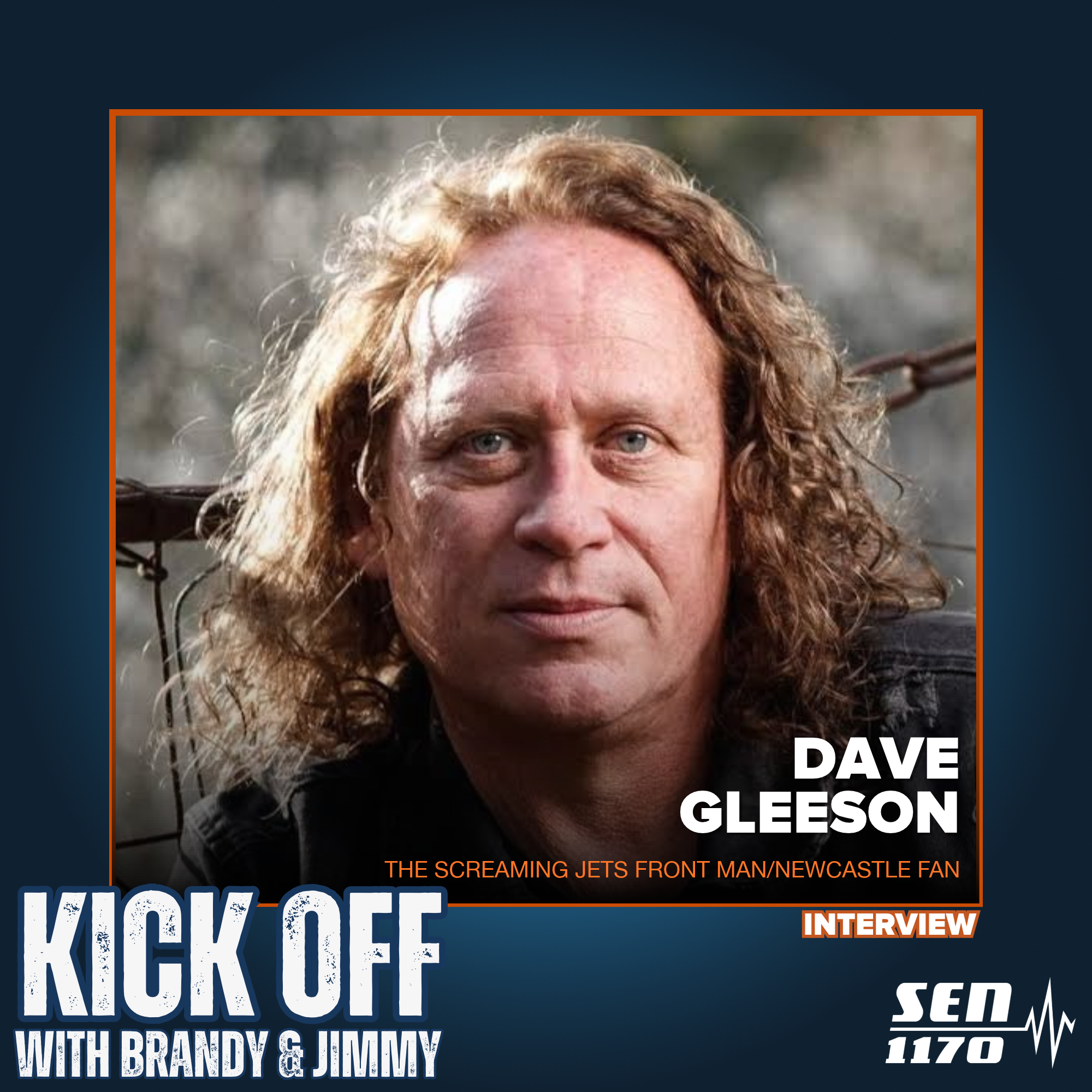 The Screaming Jets lead singer and Newcastle super fan Dave Gleeson (2/10/26)