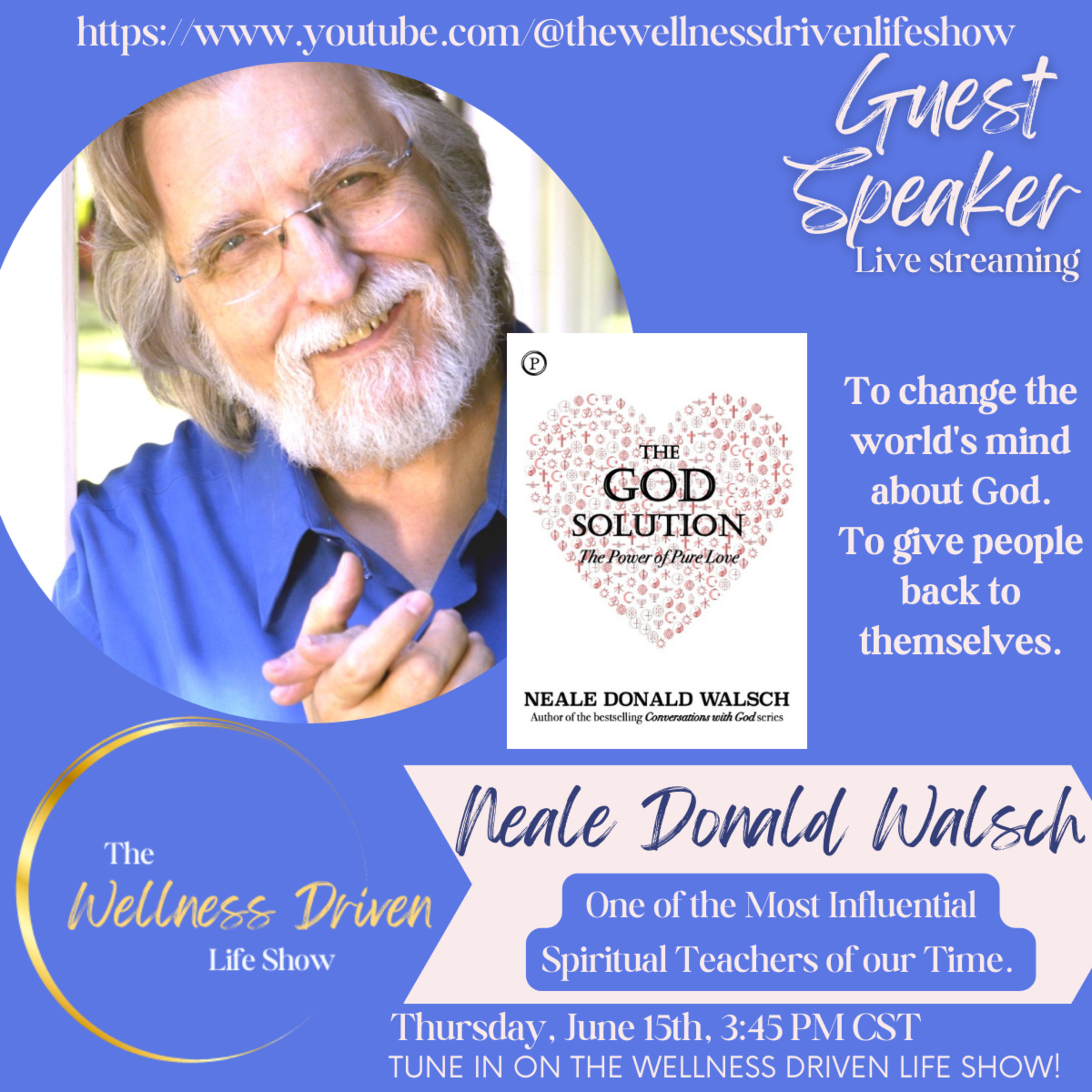 🎥 Inclusive Interview with Neale Donald Walsch about his latest book "The God Solution" episode artwork