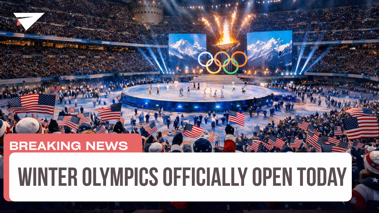 Winter Olympics Officially Open Today, Breaking News