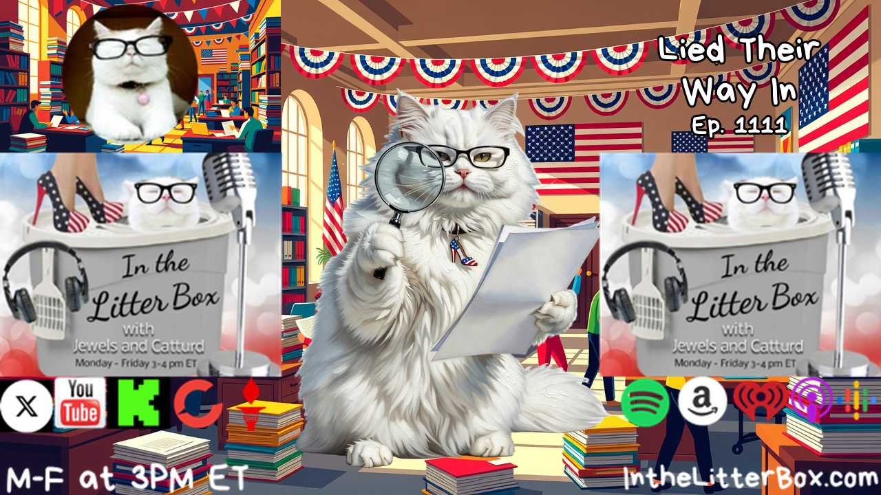 Lied Their Way In | In the Litter Box w/ Jewels & Catturd – Ep. 1111 – 10/8/2026