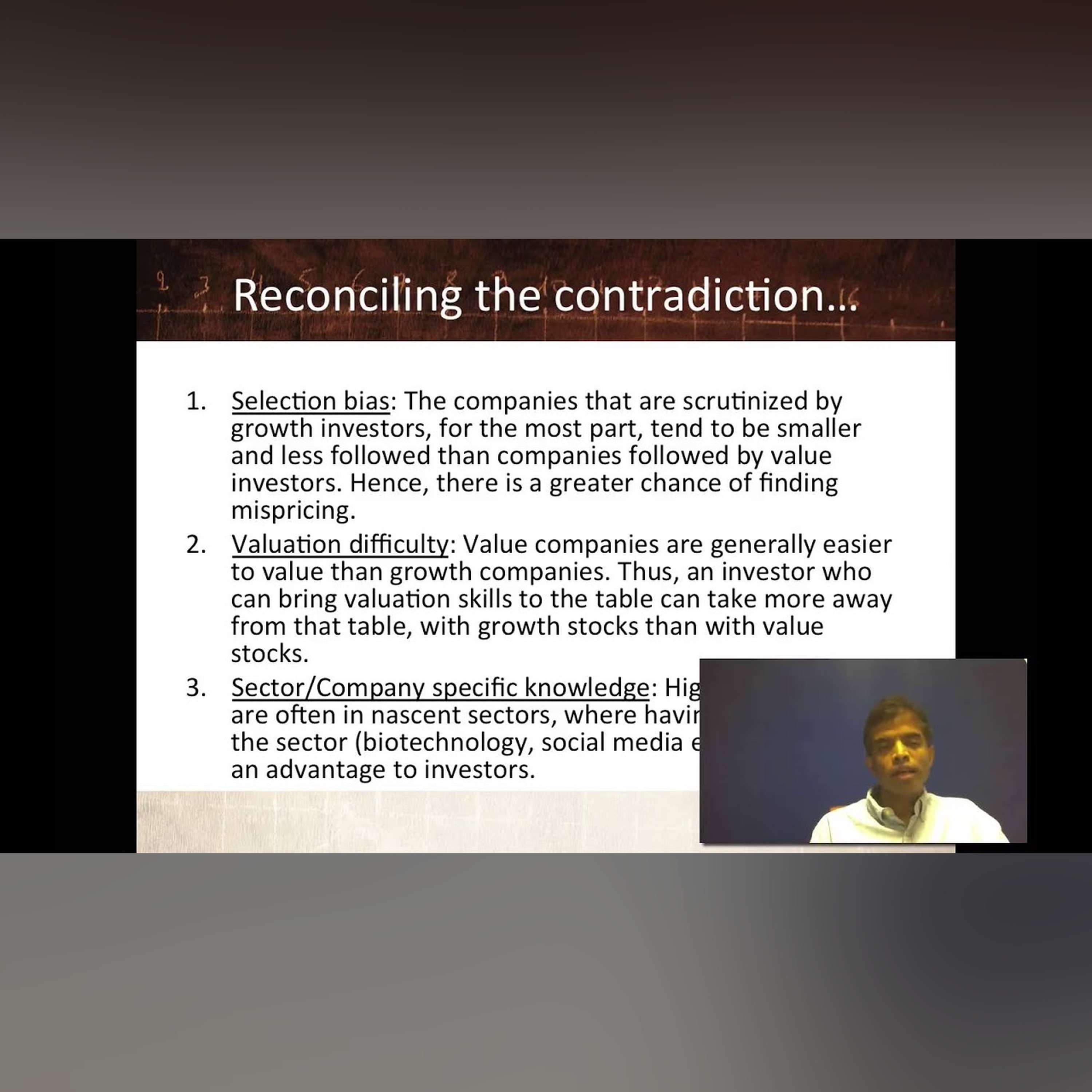 Session 21: Growth Investing - Against the tide of history?