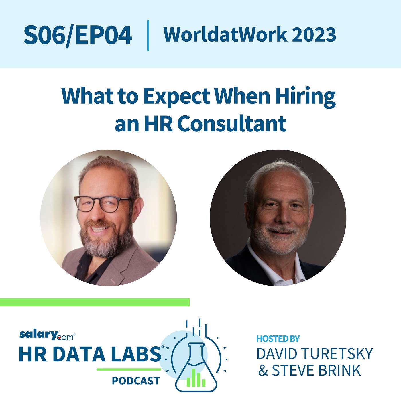 Steve Brink and David Turetsky - WorldatWork 2023 - What to Expect When Hiring an HR Consultant episode artwork