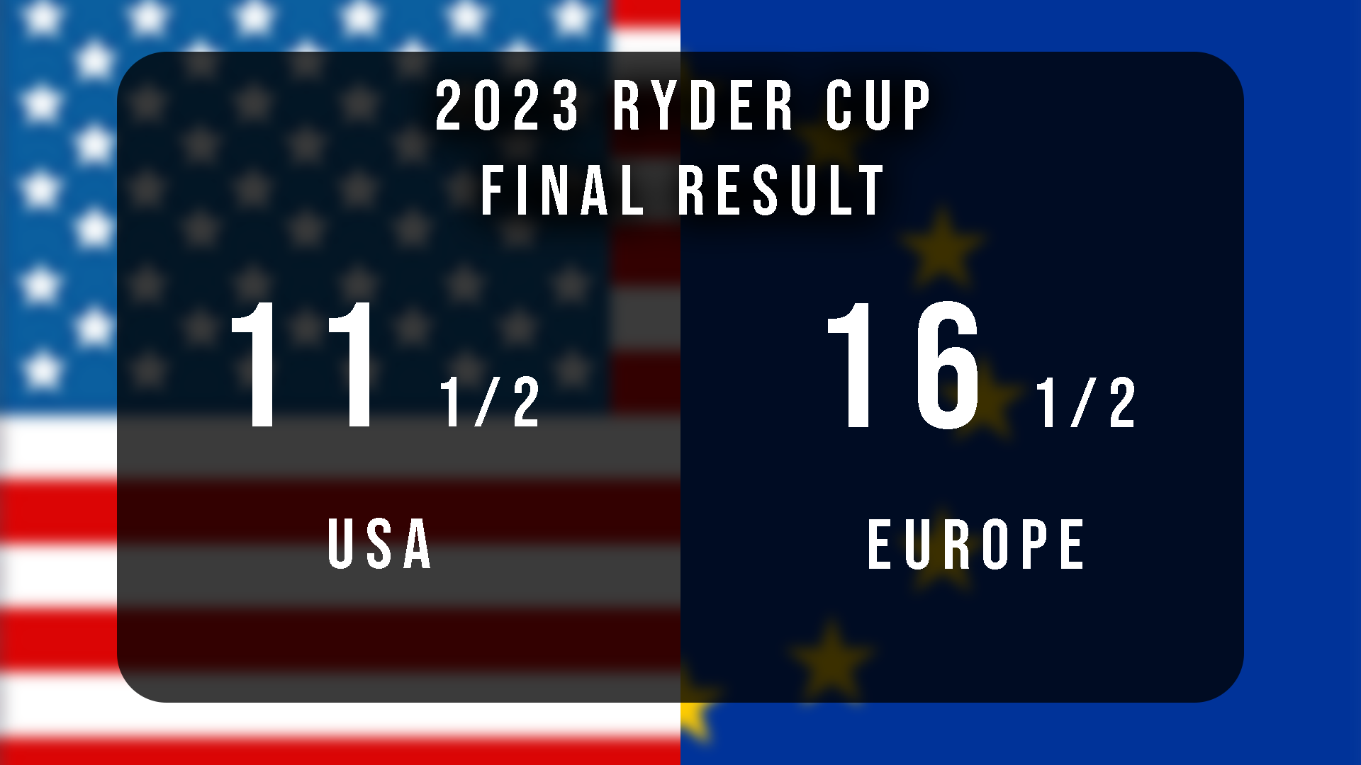 The Tour Report - Ryder Cup Reaction