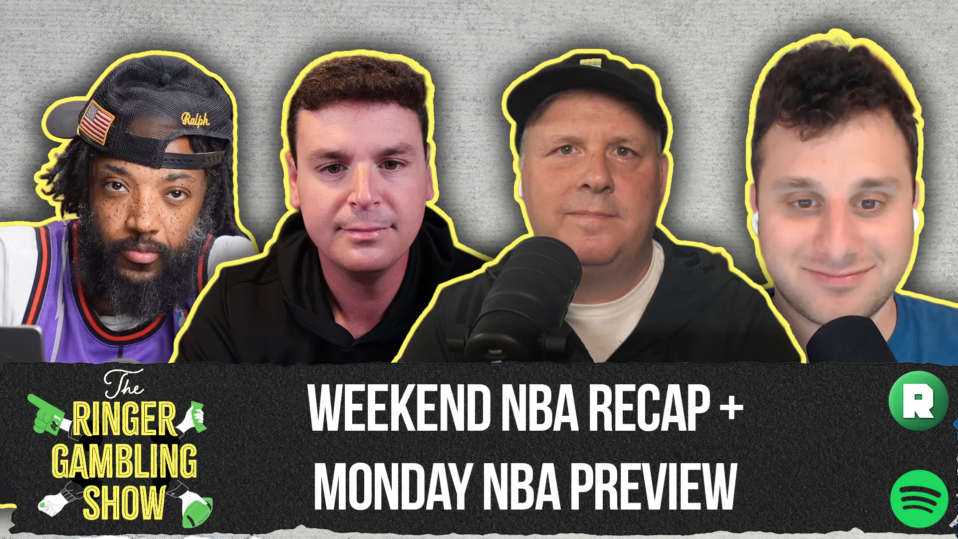 NBA Weekend Recap, Monday NBA Preview, and Over-Underreactions | The Ringer Gambling Show episode artwork