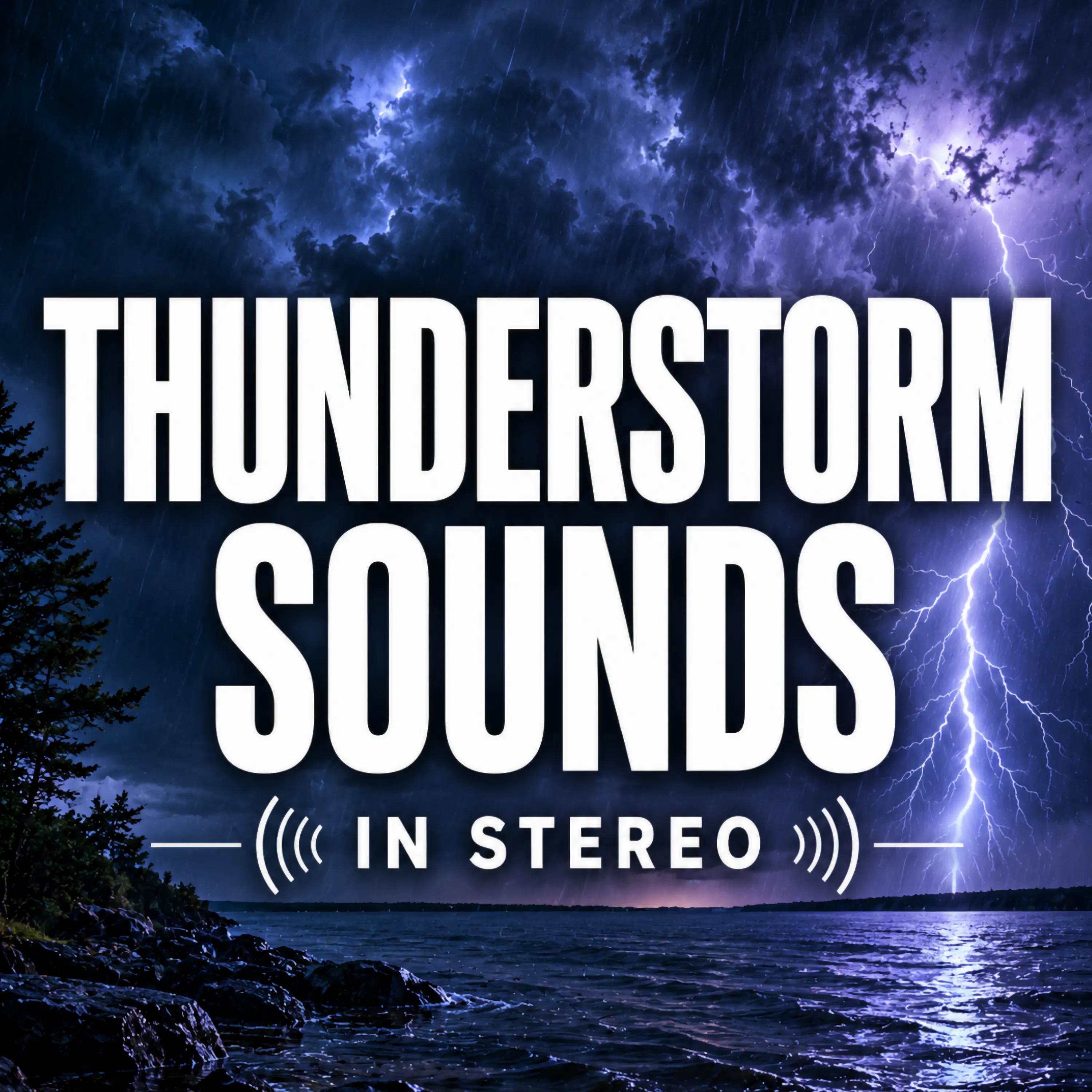 Midnight Thunderstorm Sounds: Gentle Rain episode artwork