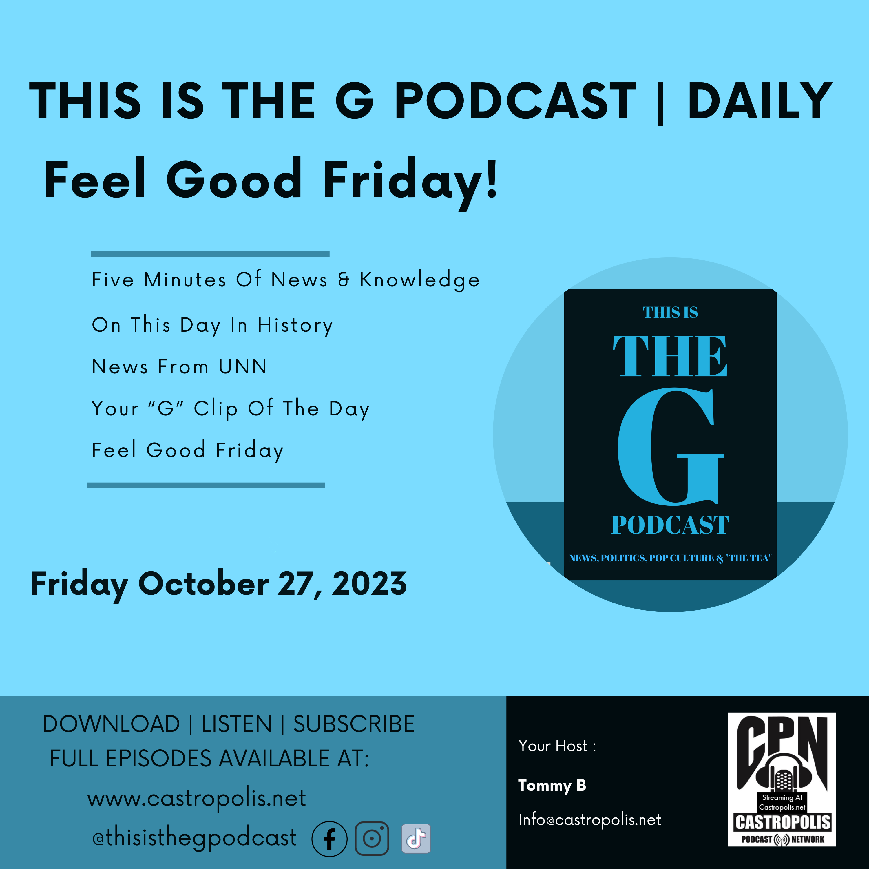 This Is The G Podcast Daily October 27, 2023 episode artwork