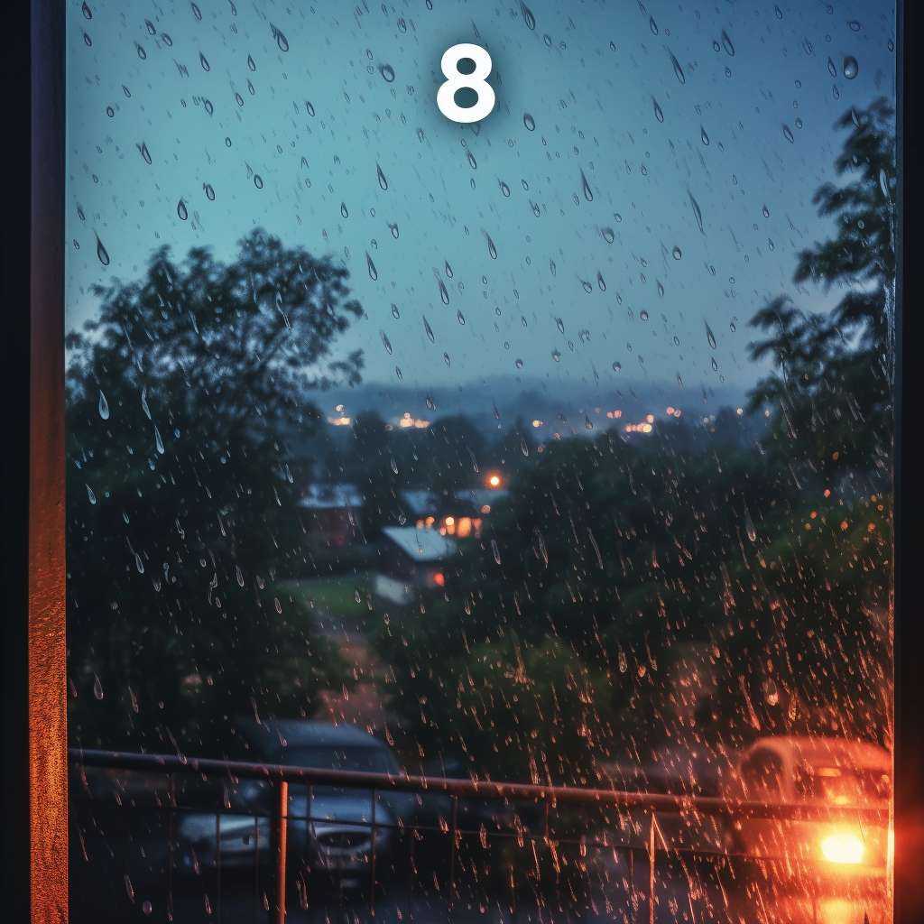 8D Rain: Relaxing Rain sounds with distant thunder • Rain sounds for sleeping • 8d Thunderstorm