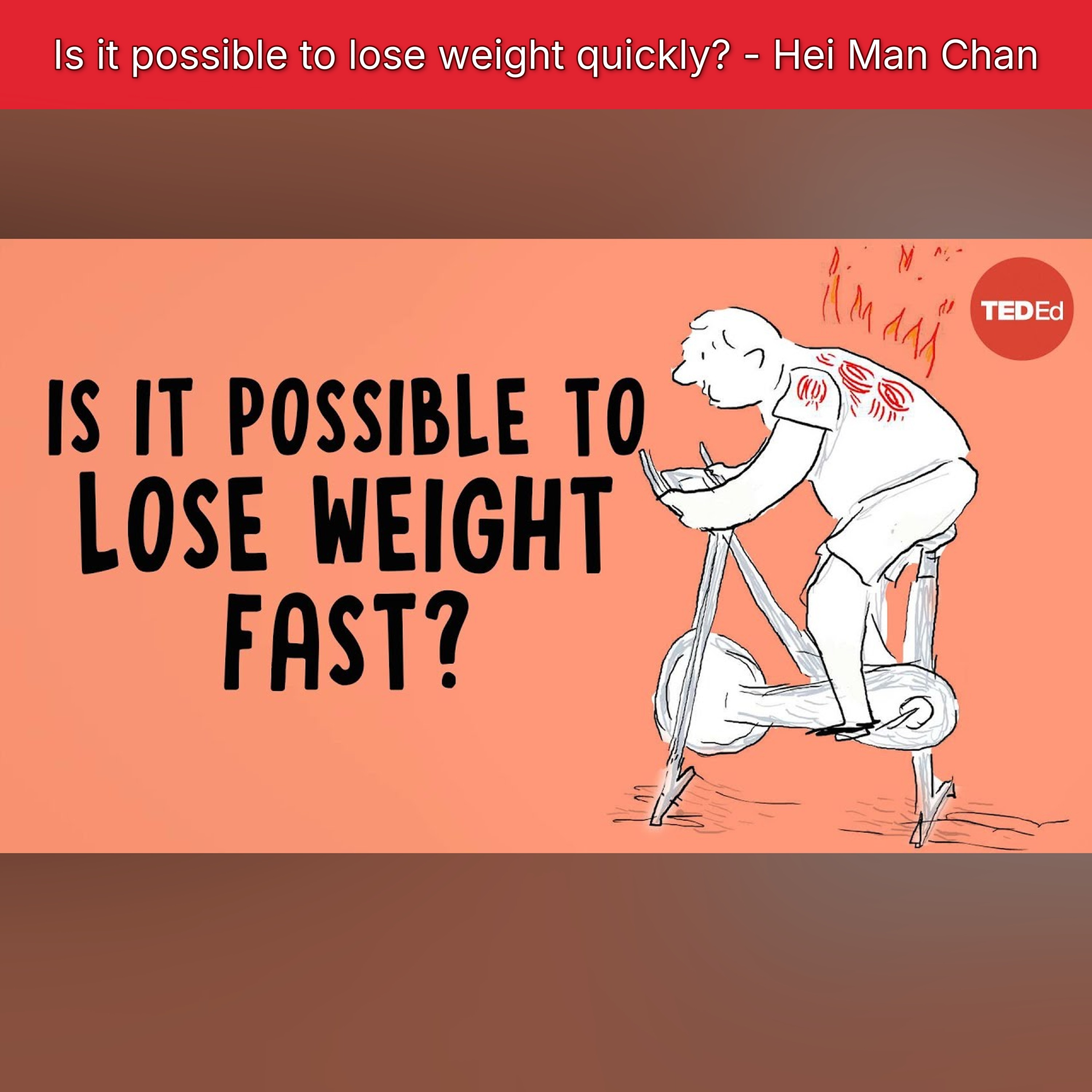 Is it possible to lose weight quickly? - Hei Man Chan episode artwork