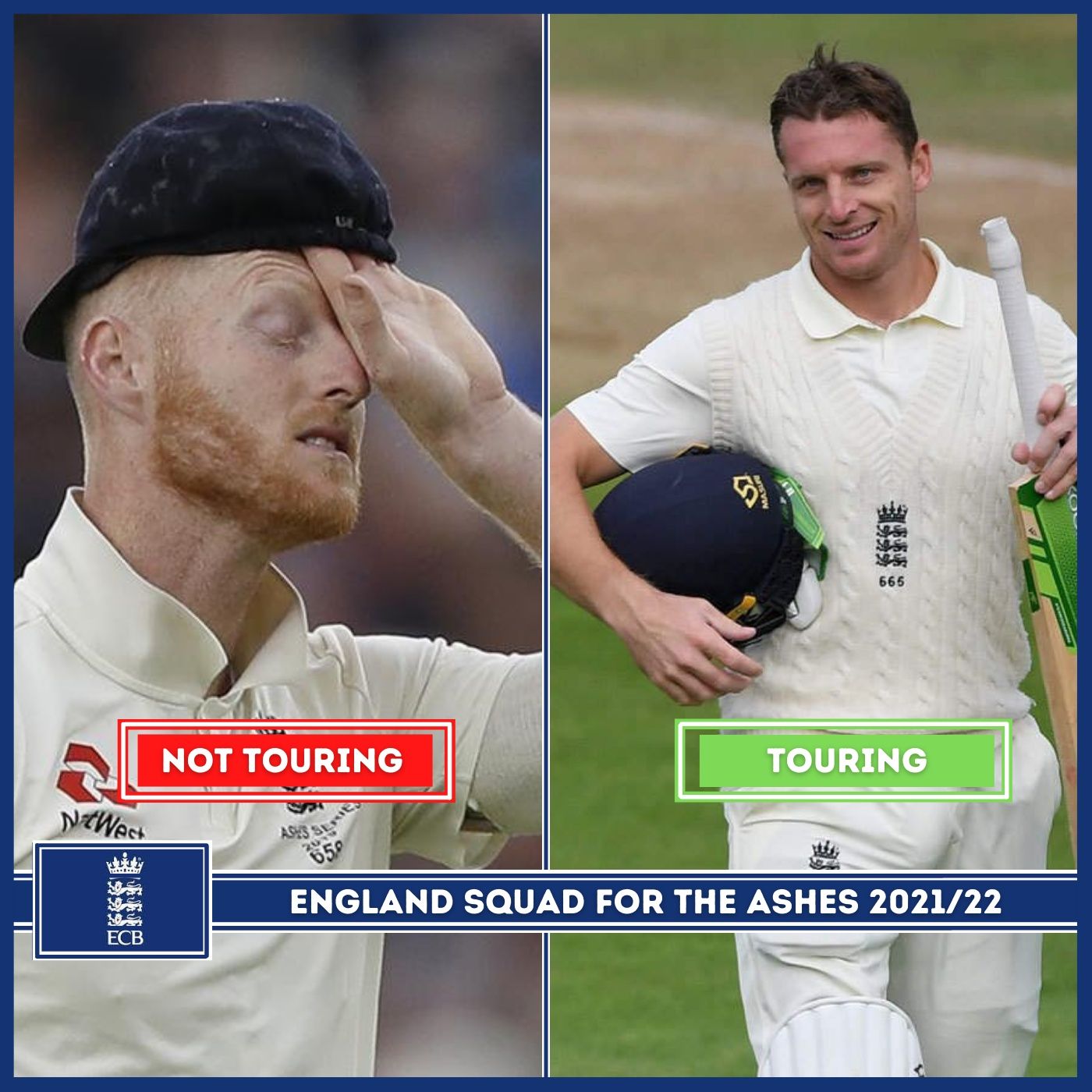 England announce their team squad for the 2021/22 Ashes episode artwork
