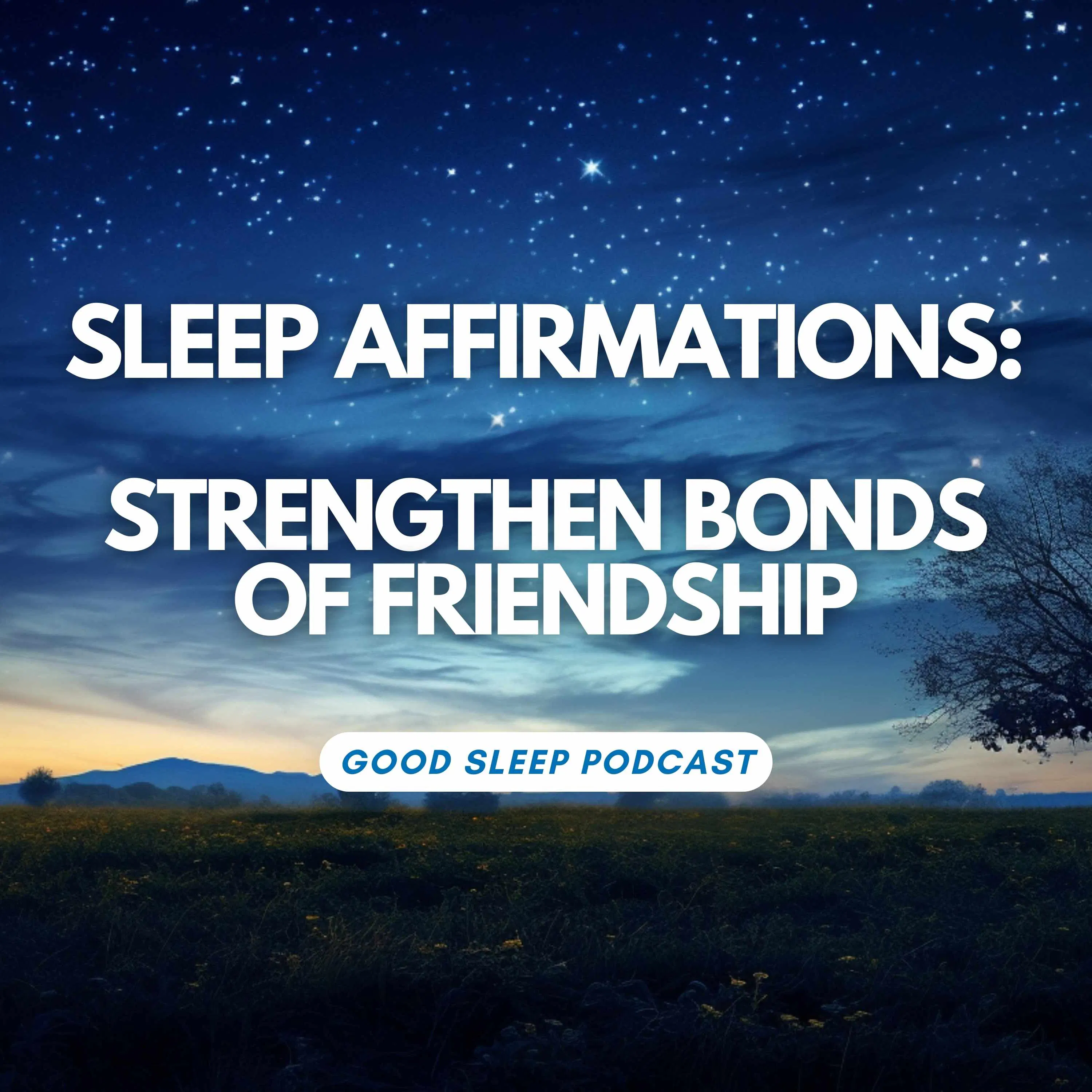 WITH MUSIC - Deep Social Harmony: Sleep Affirmations for Healthy Friendships