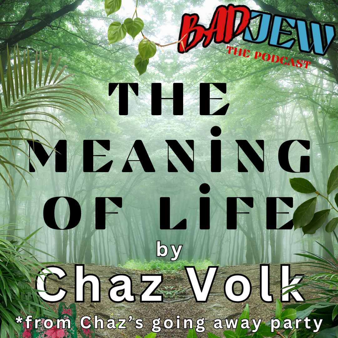 THE MEANING OF LIFE (Chaz Volk's Going Away Speech)