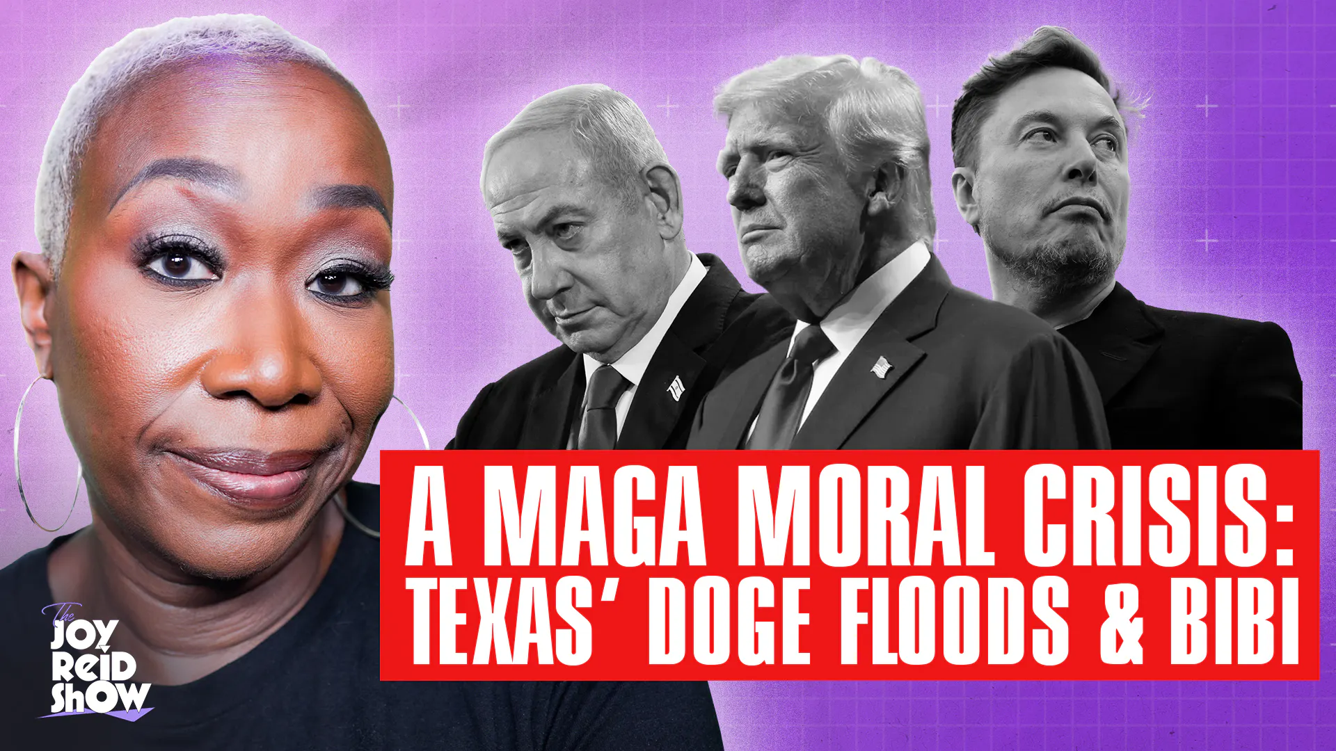 A MAGA Moral crisis: Texas’ doge floods & Bibi| The Joy Reid Show LIVE! — The Joy Reid Show cover