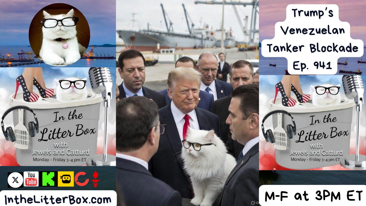 Trump’s Venezuelan Tanker Blockade | In the Litter Box w/ Jewels & Catturd – Ep. 941 – 12/18/2025
