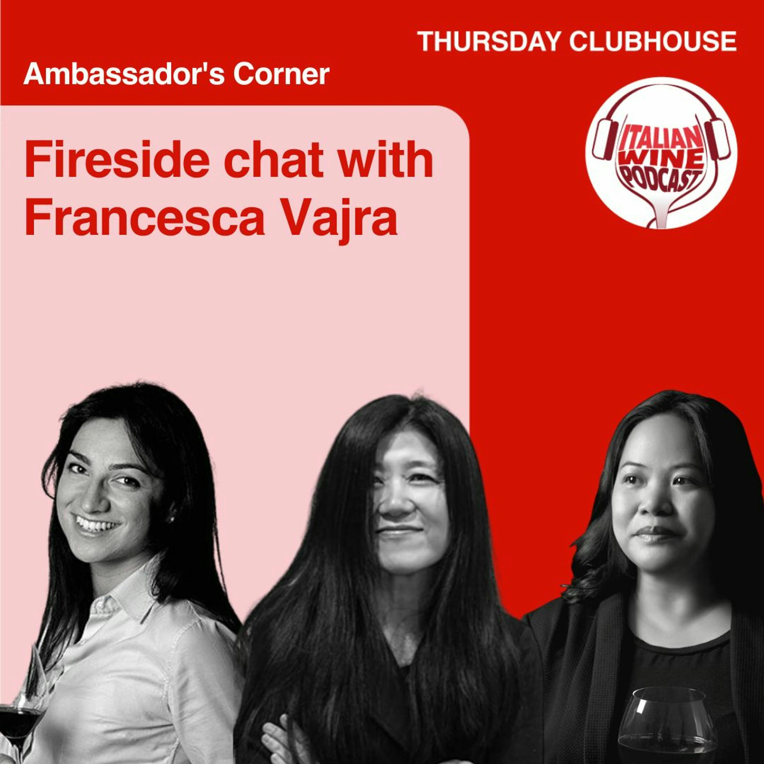 Ep. 1206 Arlene Oliveros Interviews Francesca Vajra | Clubhouse Ambassador's Corner.