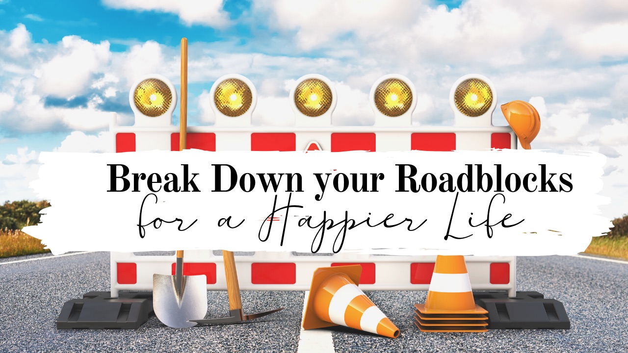 Break Down your Roadblock for a Happier Life | Clutterbug Podcast # 83