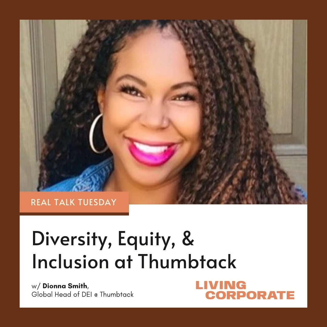 Diversity, Equity & Inclusion at Thumbtack (w/ Dionna Smith) episode artwork