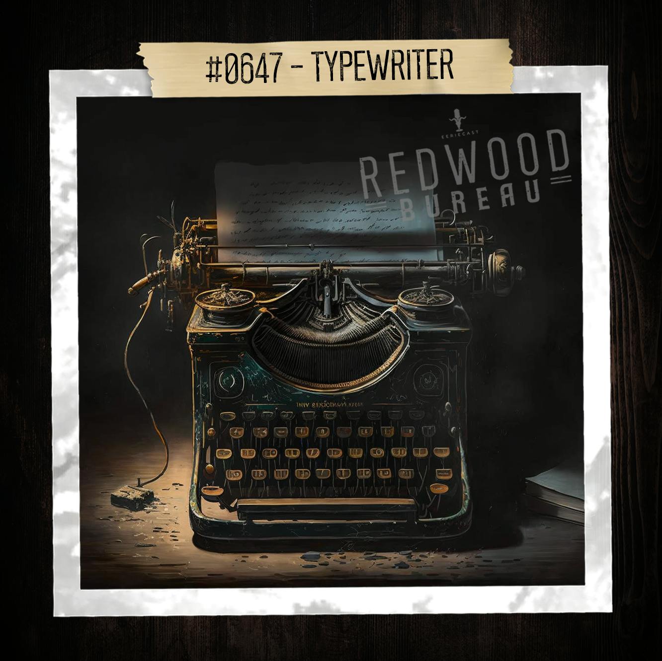 "TYPEWRITER" - Redwood Bureau Phenomenon #0647