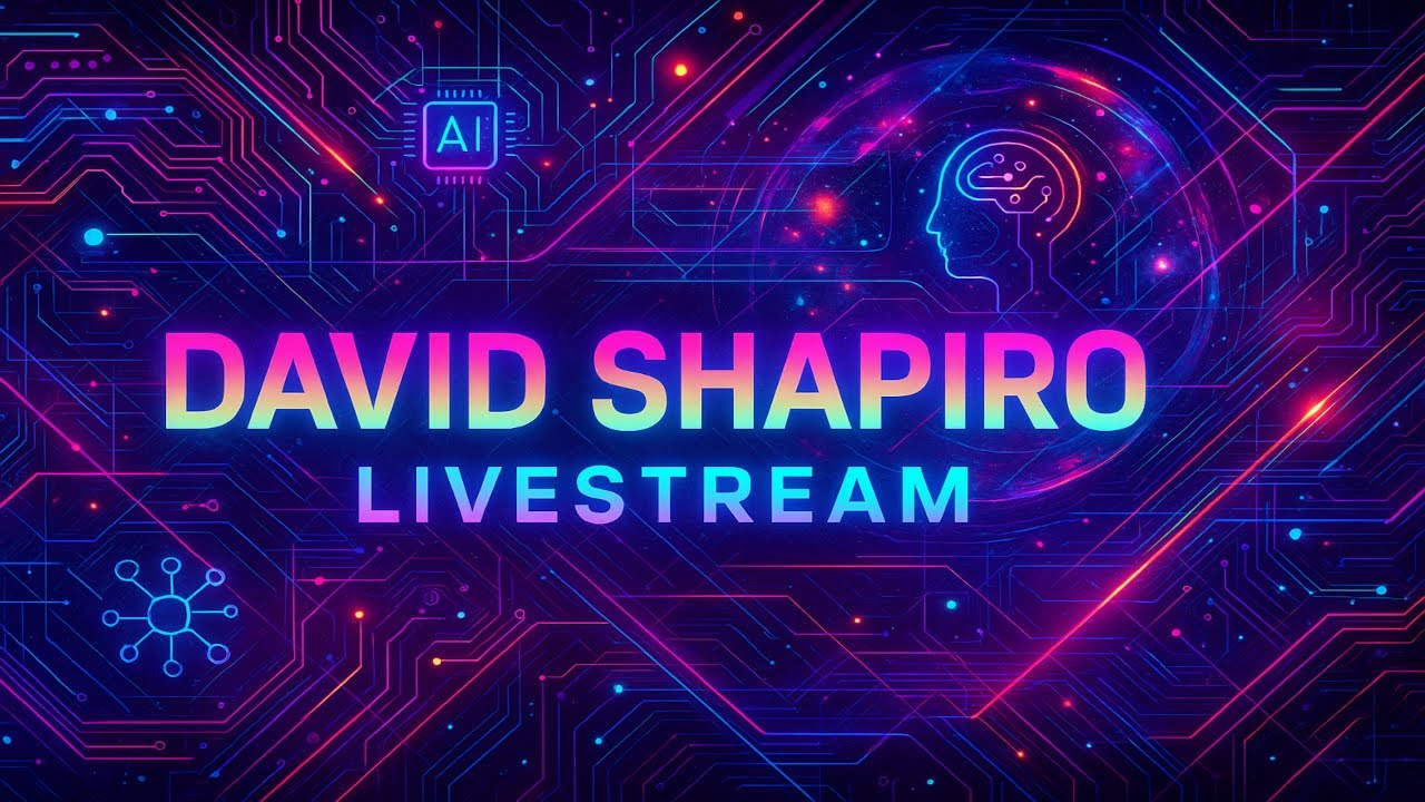 [Livestream] David Shapiro - AI, Post-Labor Economics, Futurism | Artificial Intelligence Masterclass