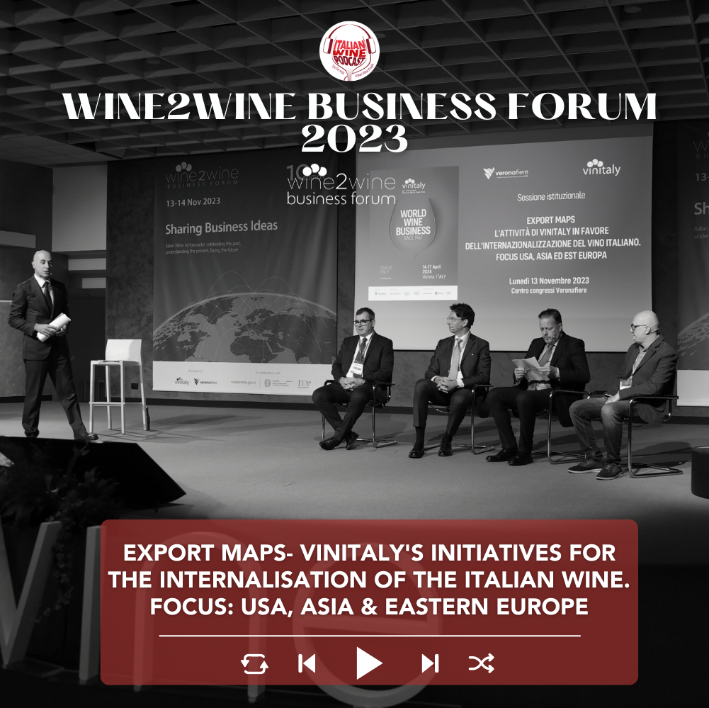 Export Maps- Vinitaly's initiatives for the Internalisation of the Italian wine | wine2wine Business Forum 2023