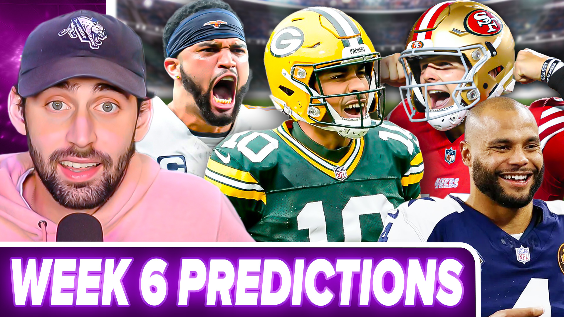 NFL Week 6 Predictions: Cowboys-Packers, Bears-Falcons, Seahawks-Broncos, Ravens-Browns & more