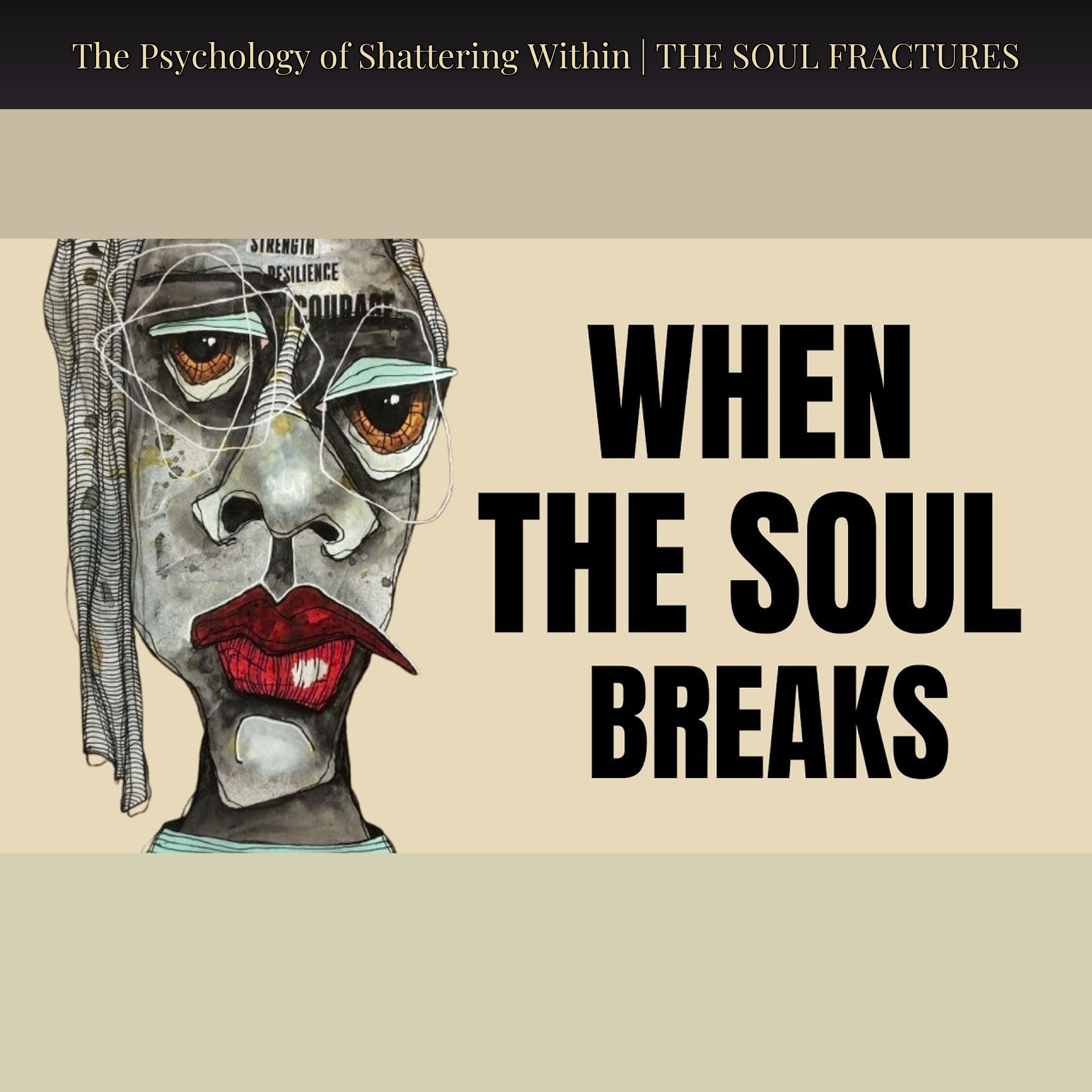 The Psychology of Shattering Within | THE SOUL FRACTURES